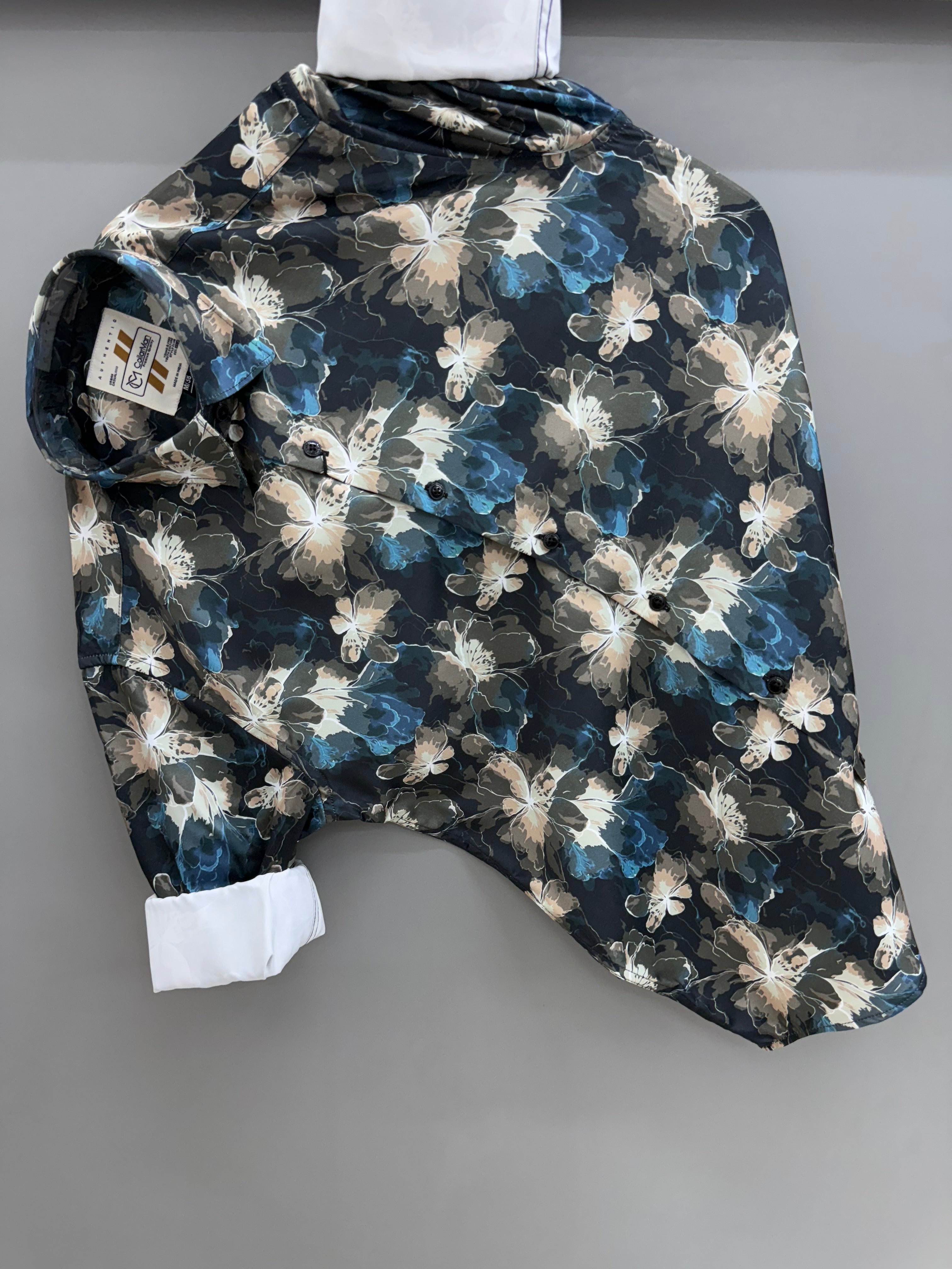 Satin Digital printed shirt