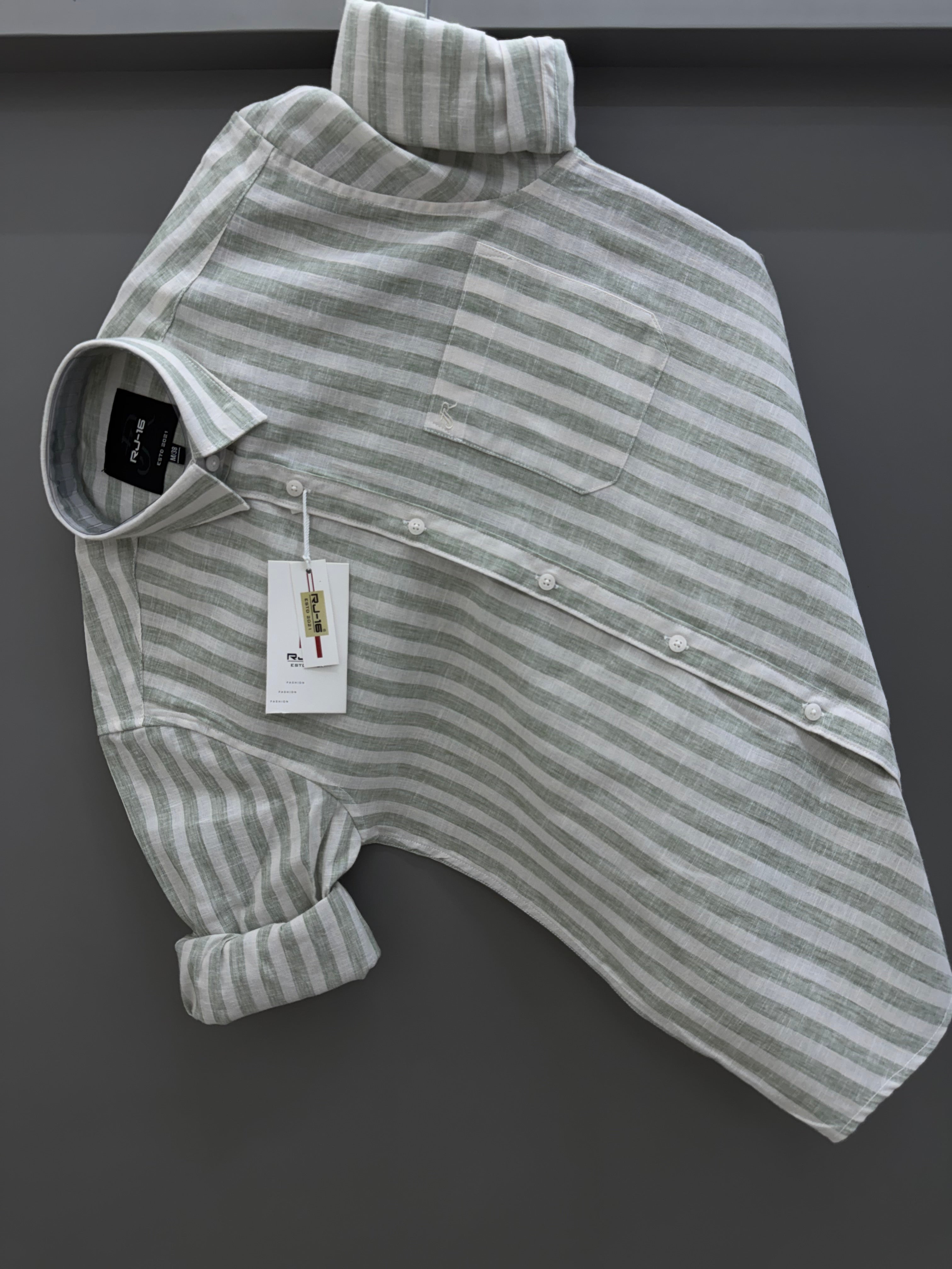 Linen Strip shirt