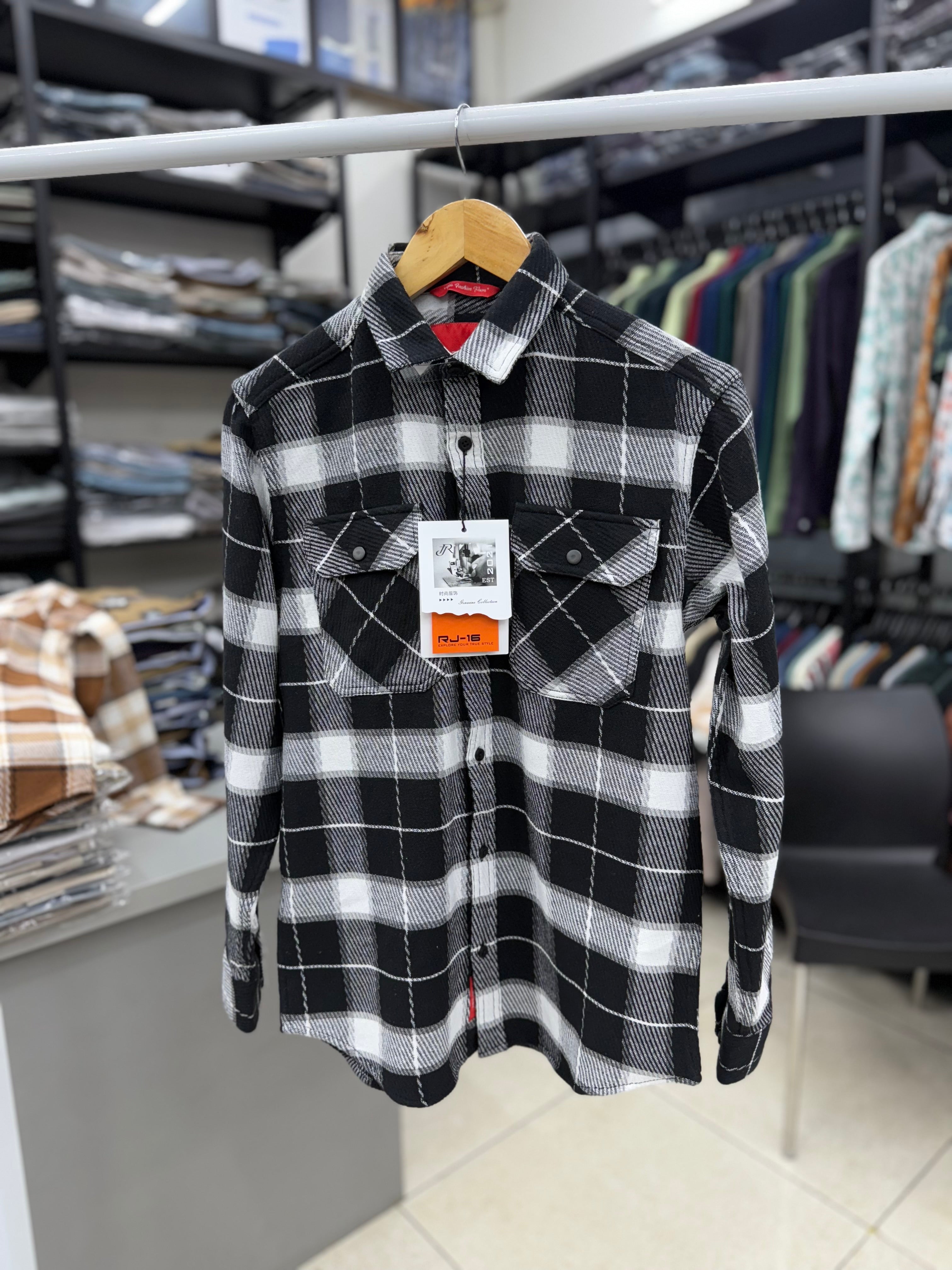 double pocket Check Shirt - 09012026