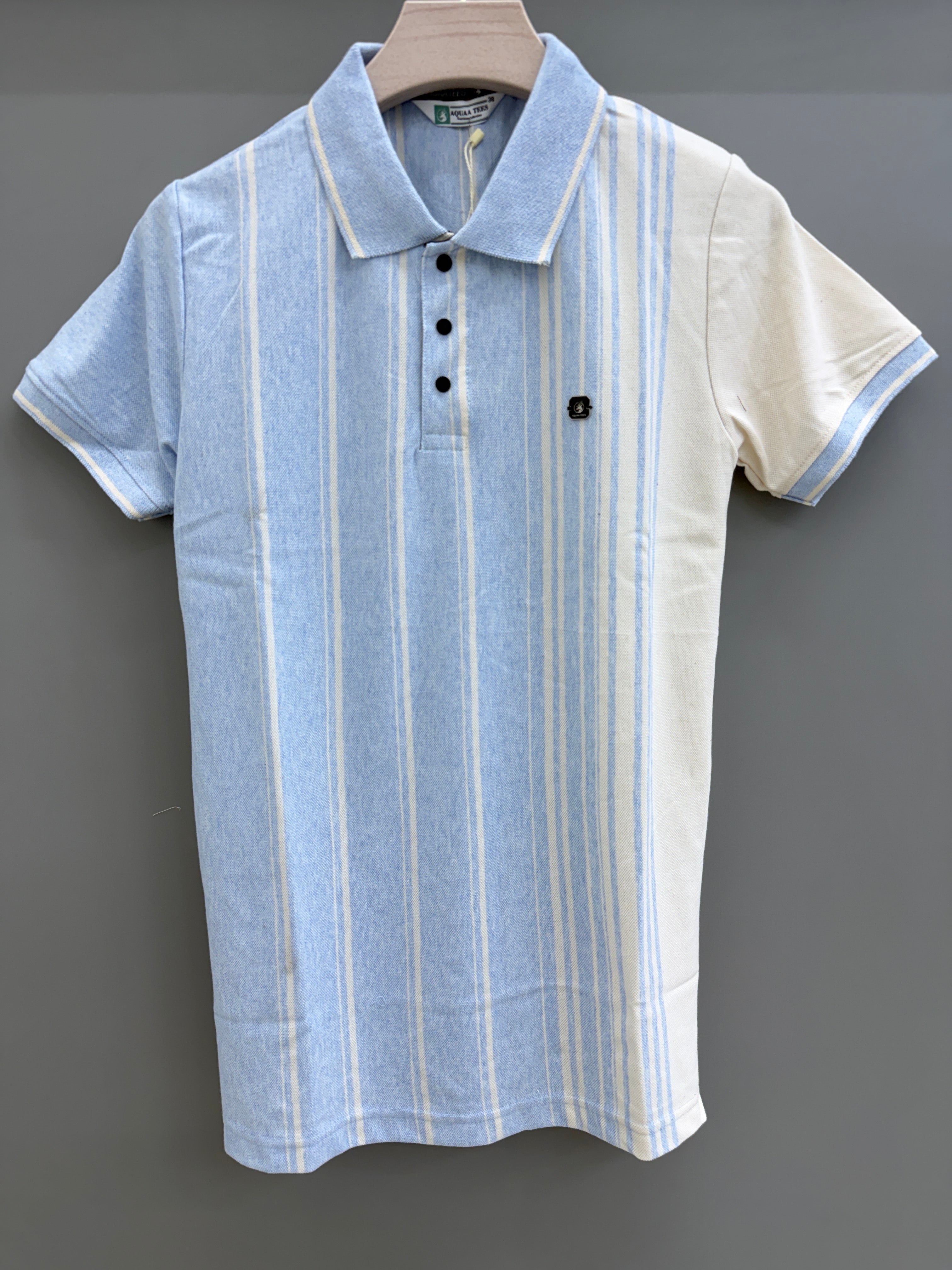 Cotton strip T-shirts