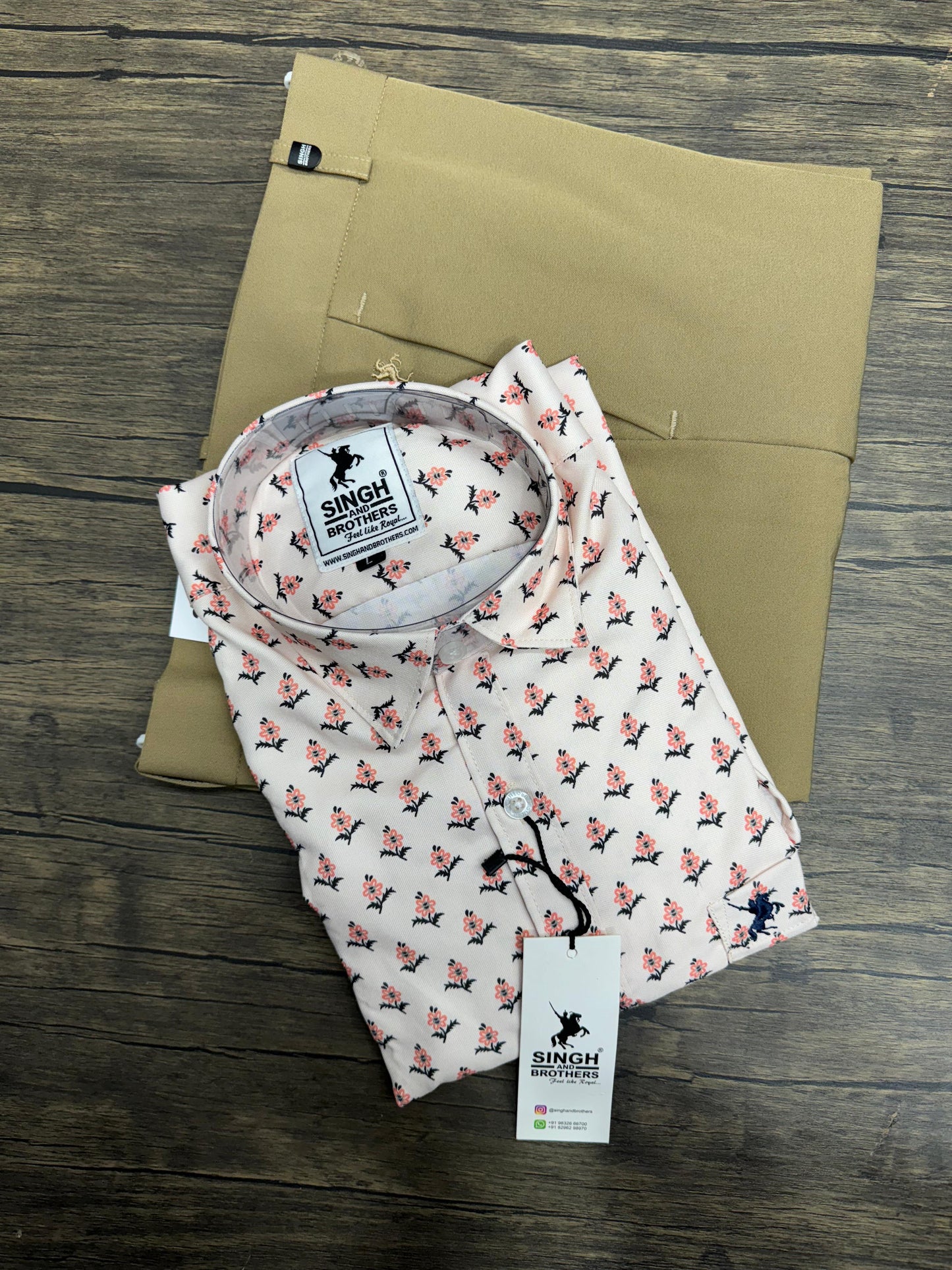 Printed Shirt with Trouser Pant (Combo)