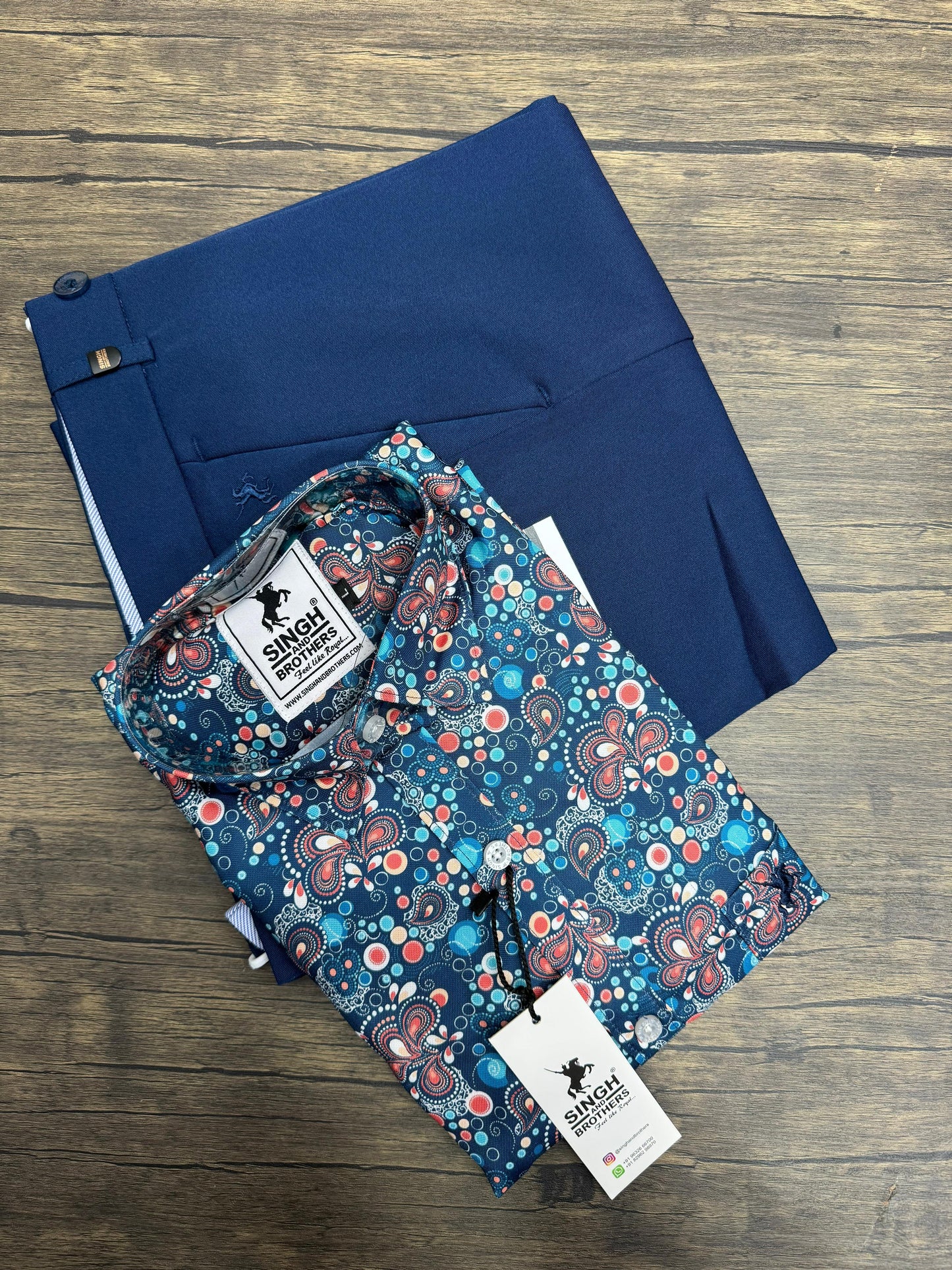 Printed Shirt with Trouser Pant (Combo)