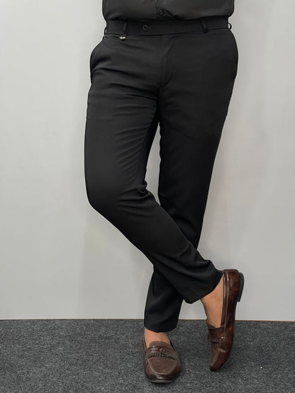 Dark Grey Plain Shirt with pant black