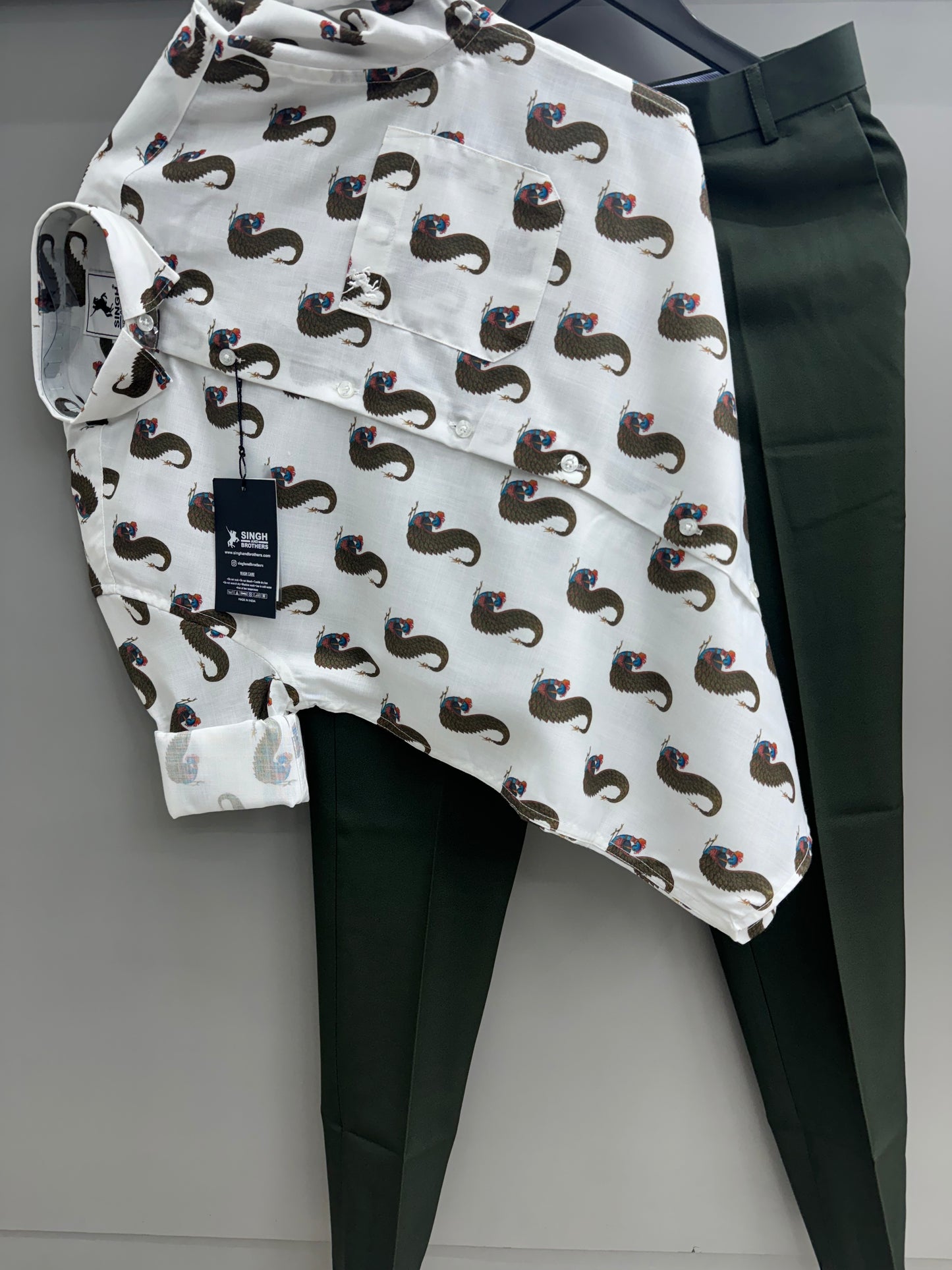 Printed Shirt with Trouser Pant (Combo)