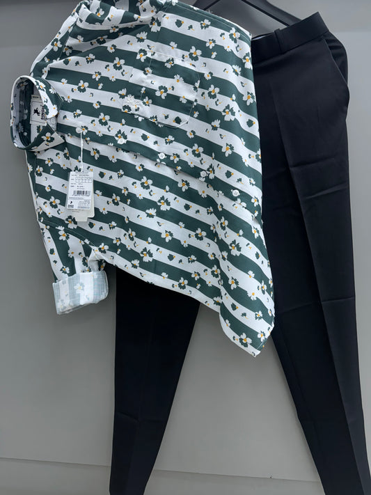 Printed Shirt with Trouser Pant (Combo)