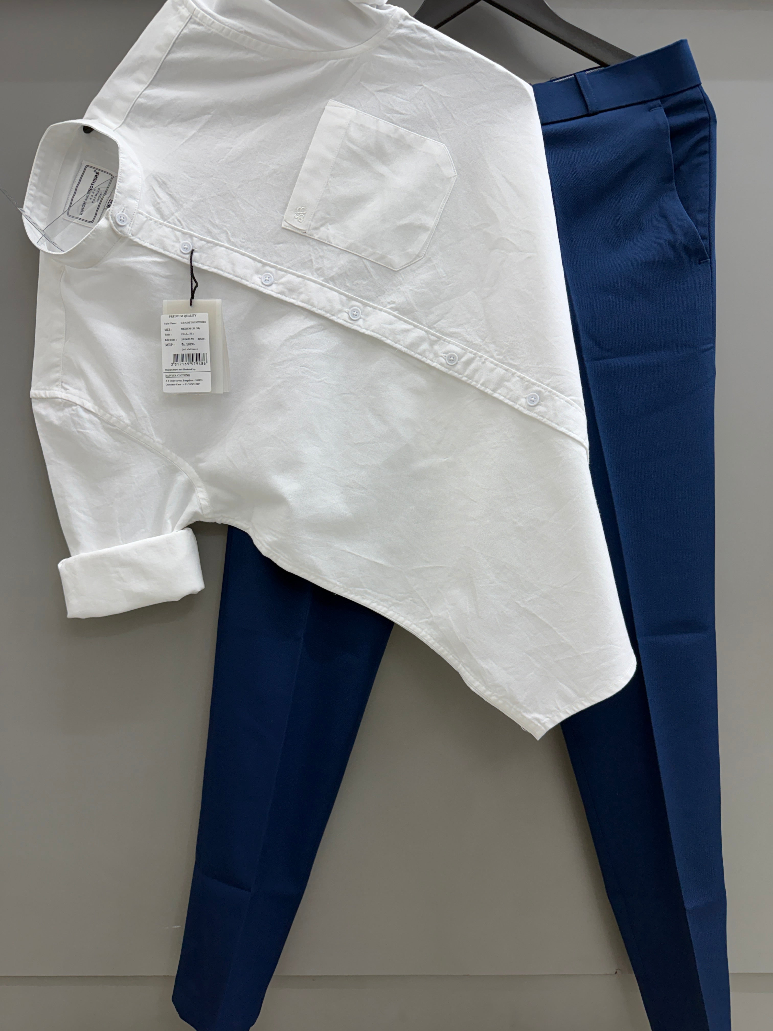 Chinese color shirt With Formal Pant