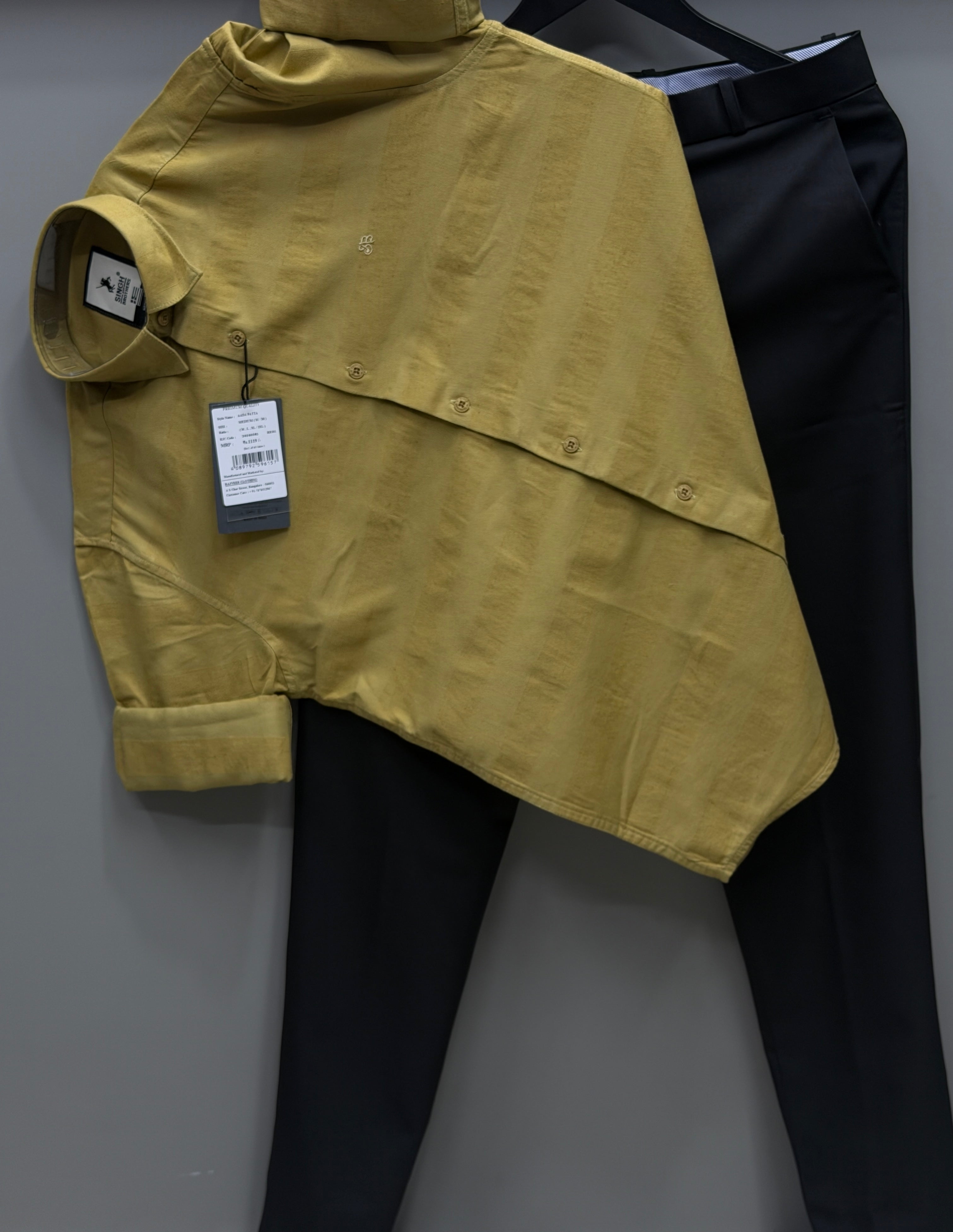 strip shirt with pant
