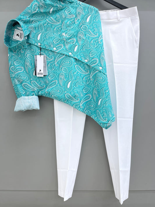 Printed Shirt with Trouser Pant (Combo)