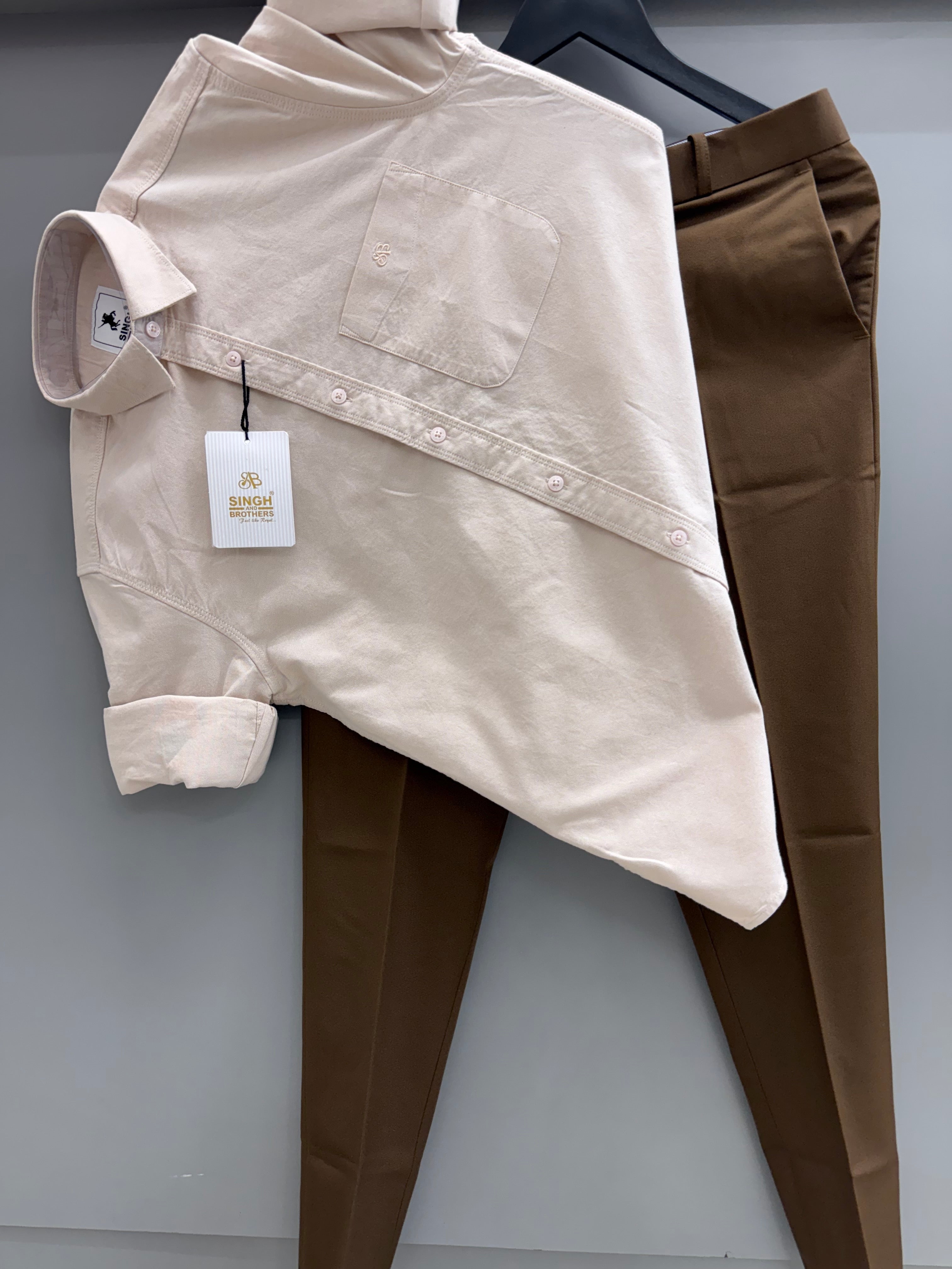 Cotton Shirt With Formal Pant