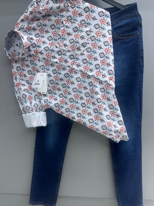 Printed Shirt with Denim jeans (Combo)
