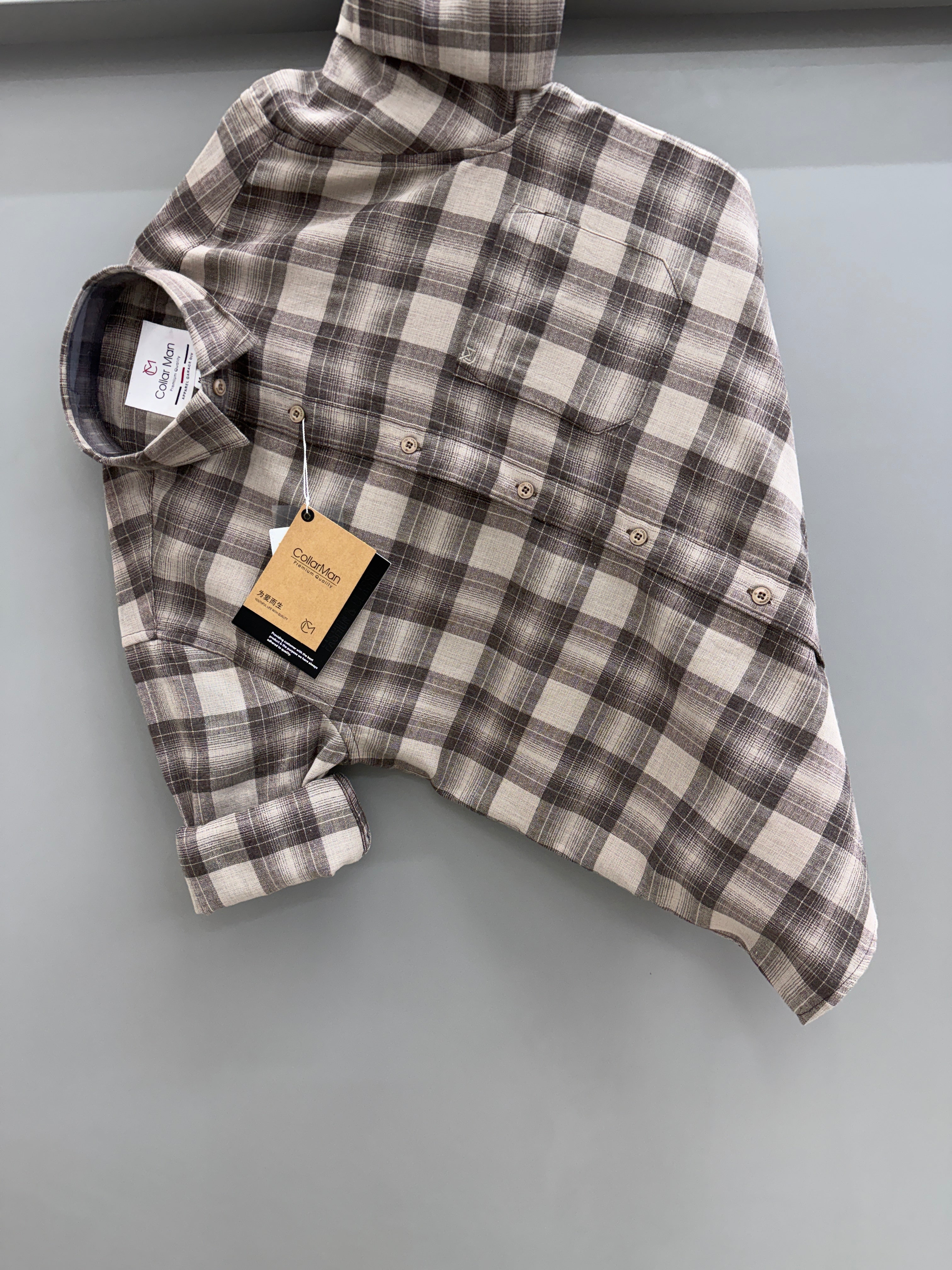 Linen Checks Shirt