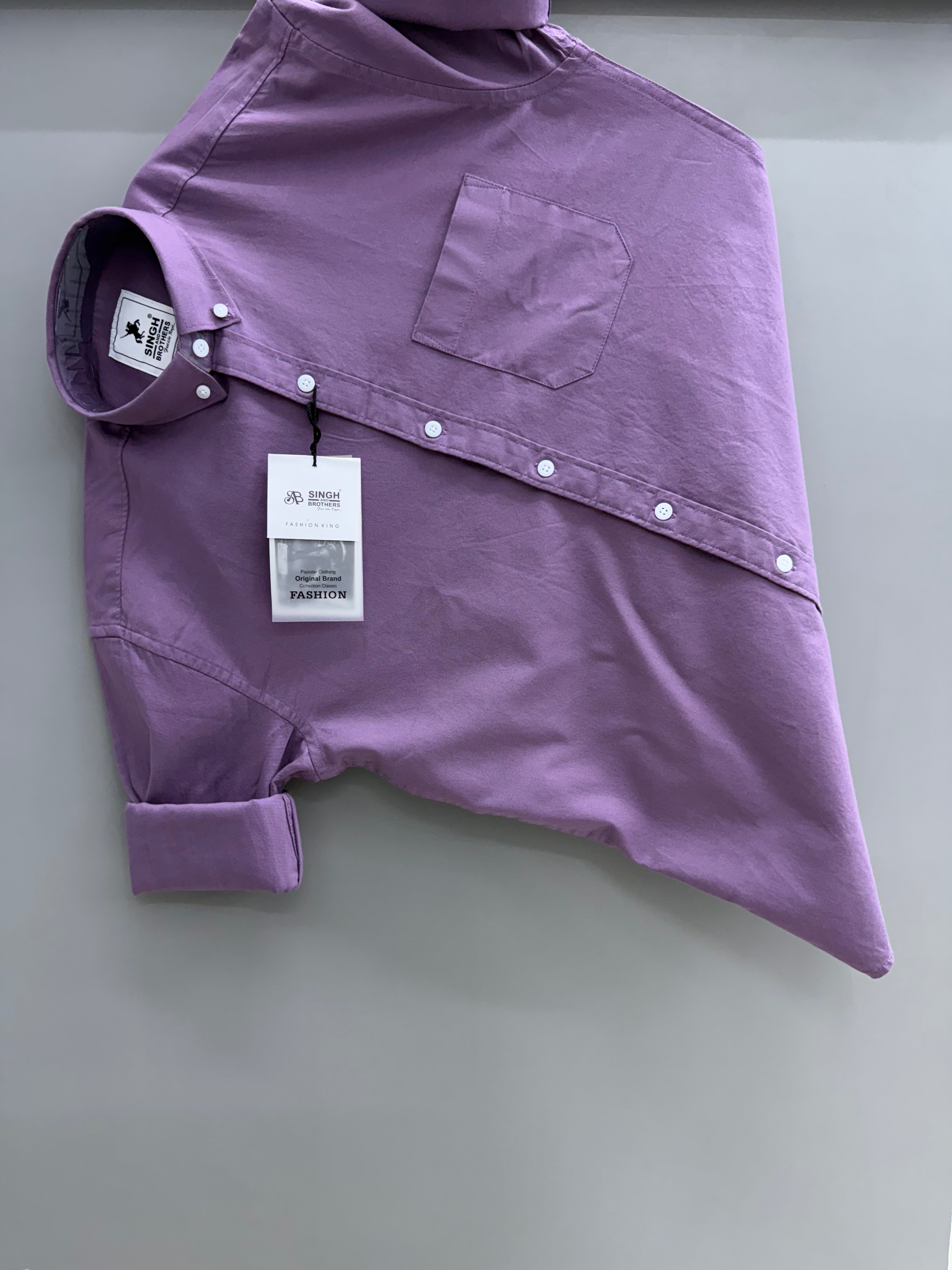 Cotton Oxford BD- Lavender