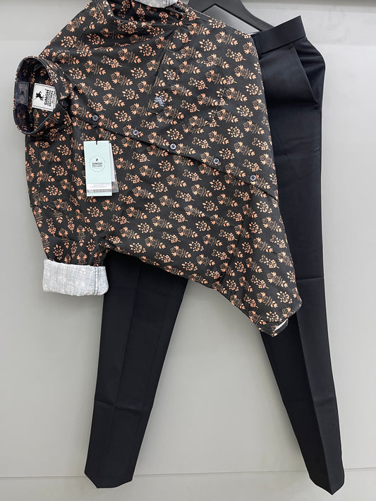 Printed Shirt with Trouser Pant (Combo)