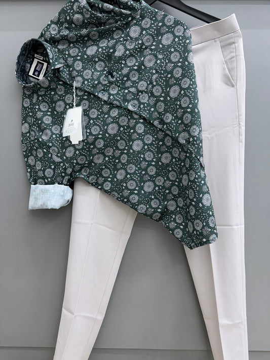 Printed Shirt with Trouser Pant (Combo)