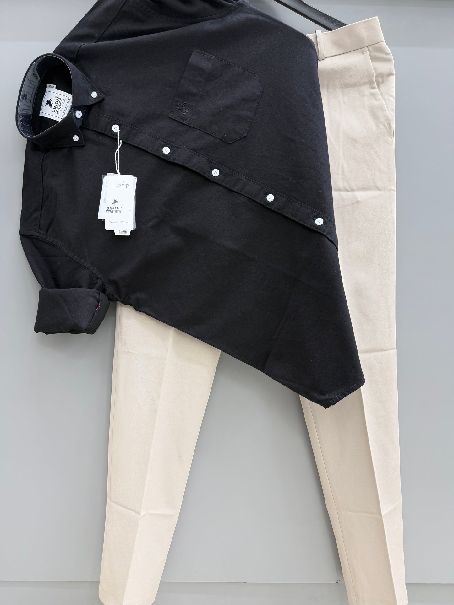 Cotton Oxford Shirt With Trouser (Combo)