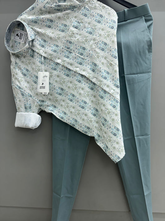 Printed Shirt with Trouser Pant (Combo)