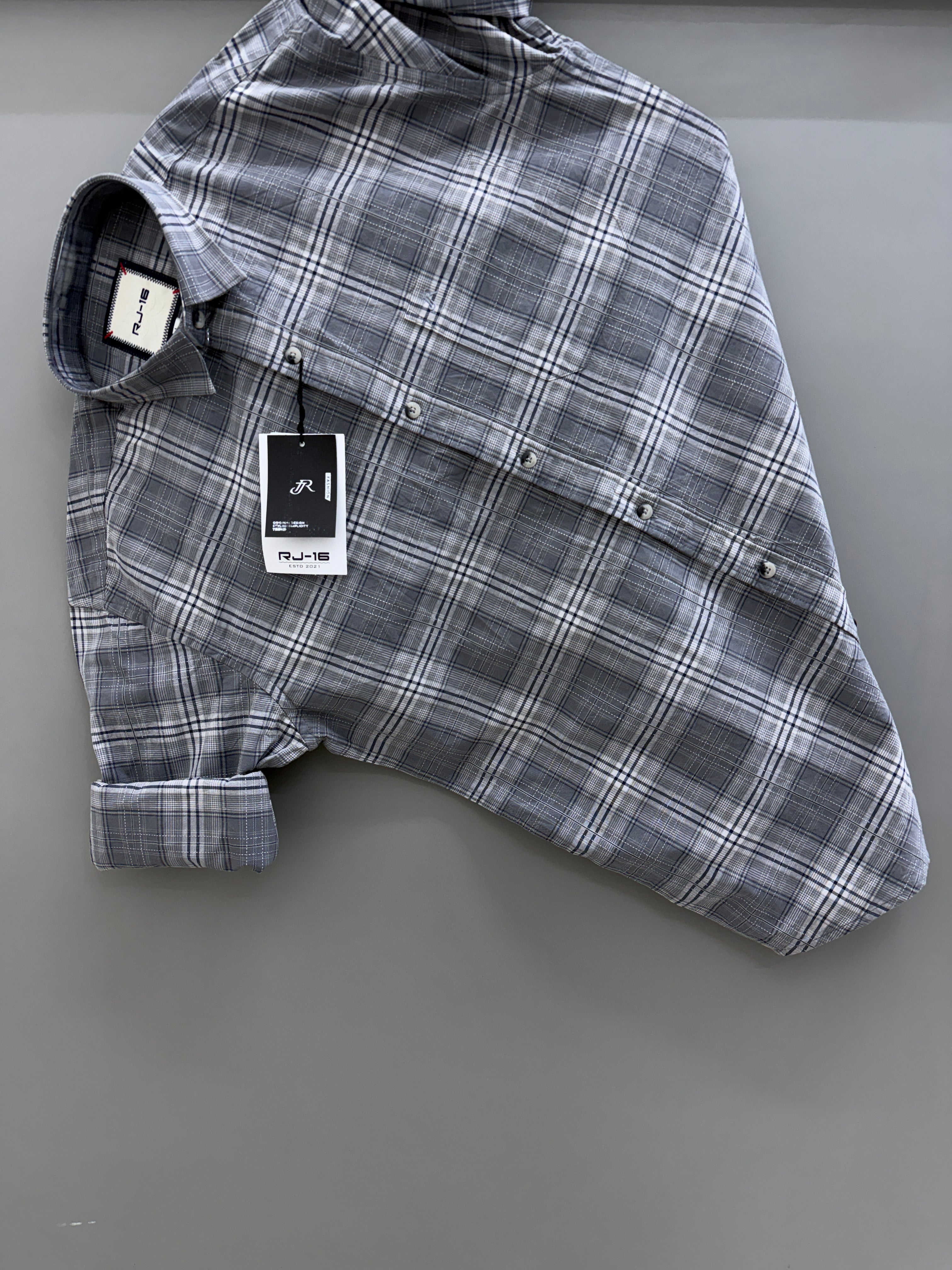 Heavy oxford Check Shirt