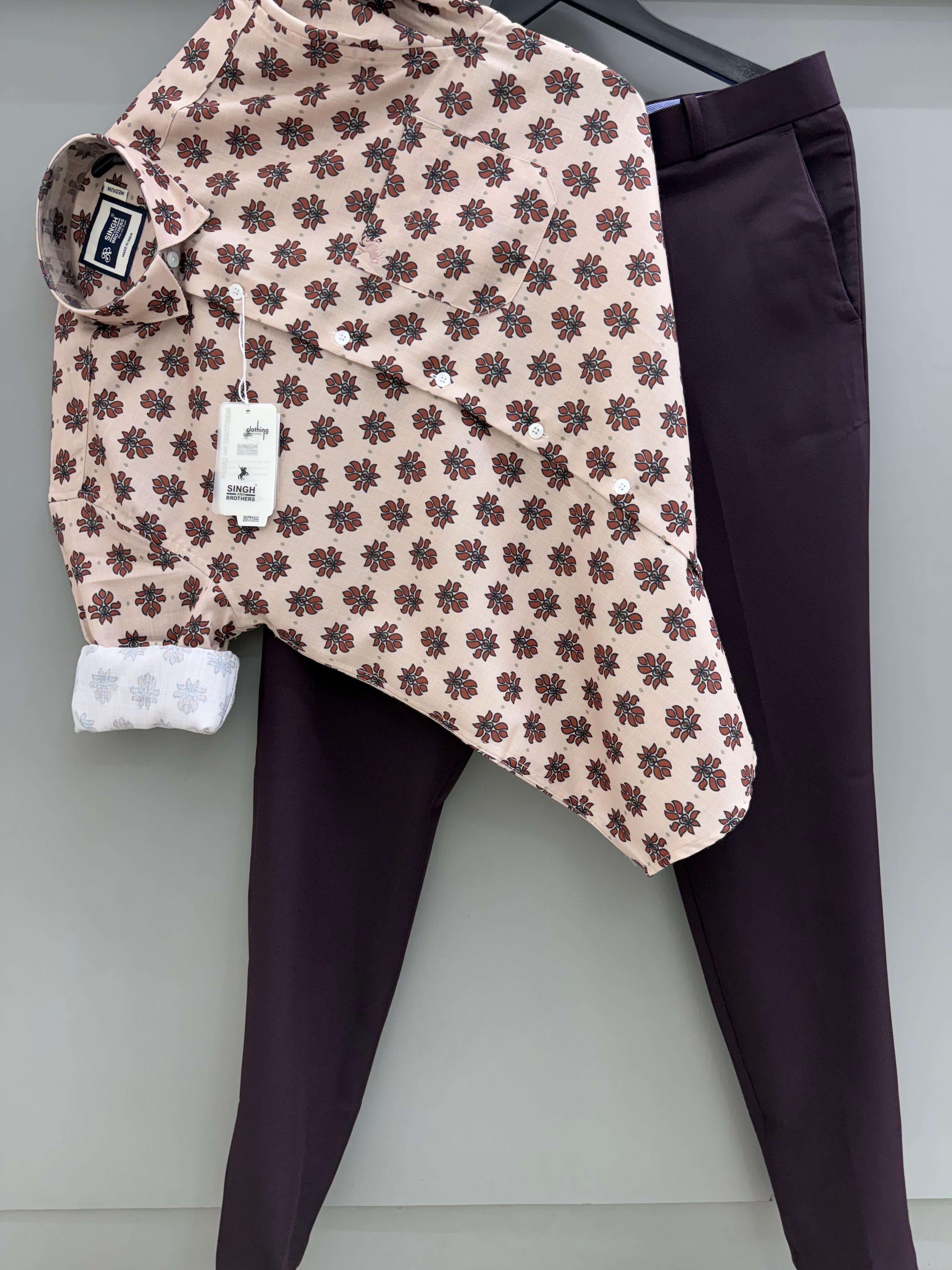 Printed shirt with Pant