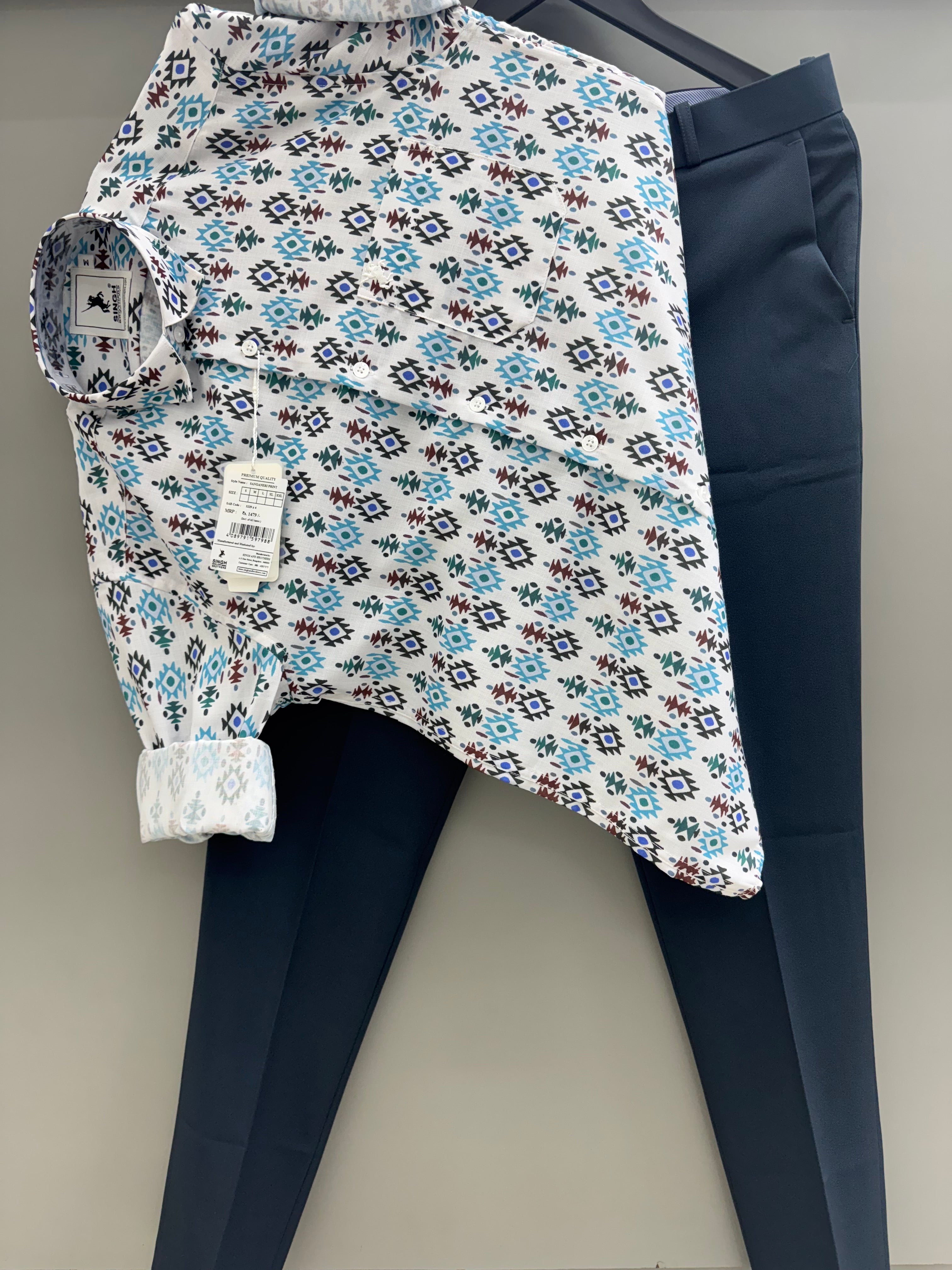 Printed shirt with Pant