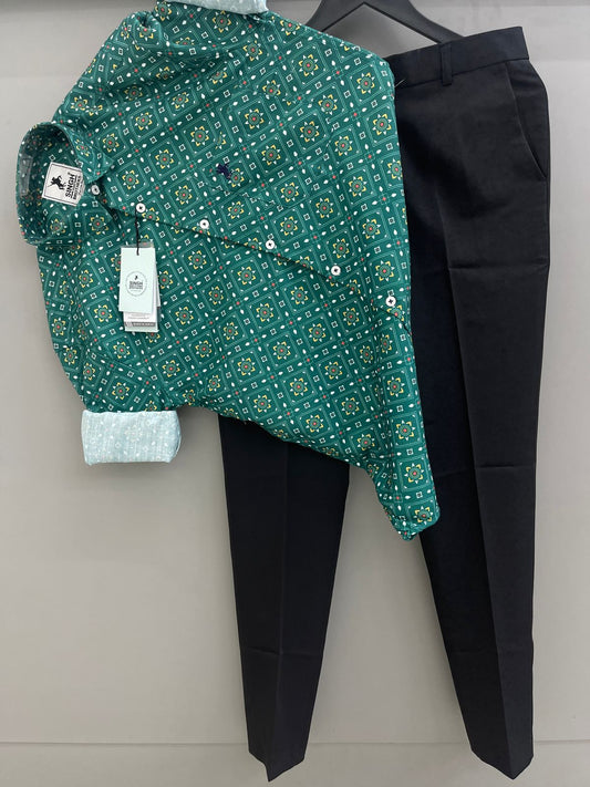 Printed Shirt with Trouser Pant (Combo)