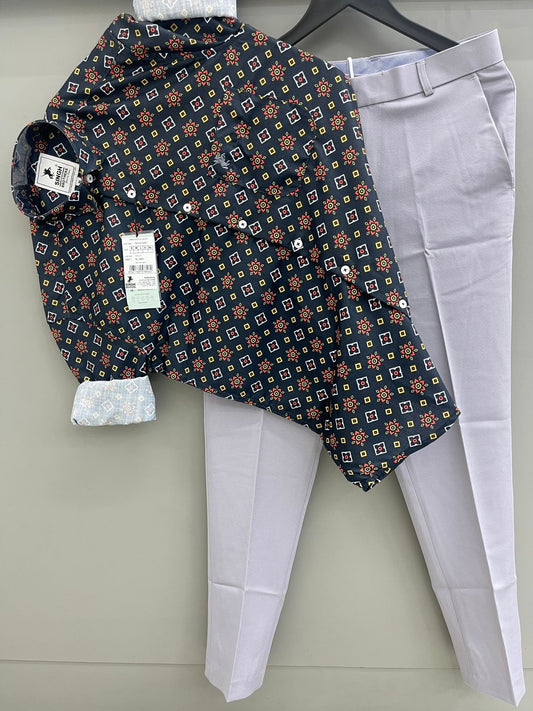 Printed Shirt with Trouser Pant (Combo)