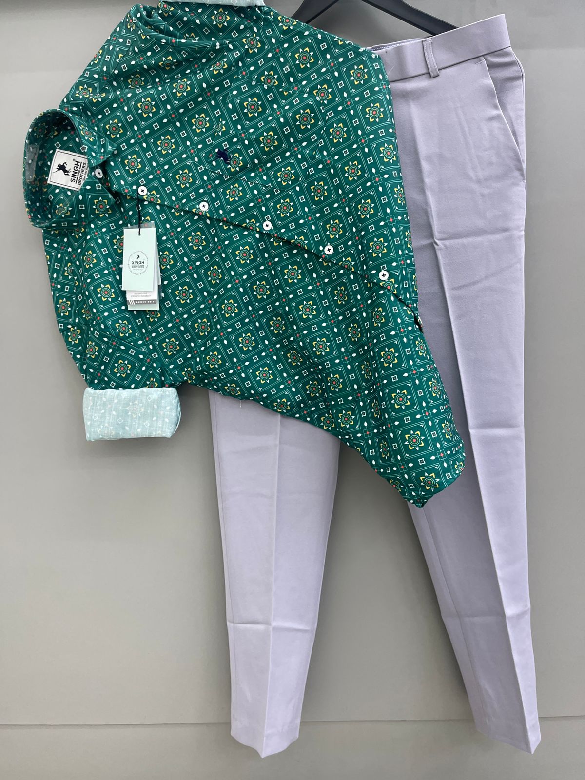 Printed Shirt with Trouser Pant (Combo)