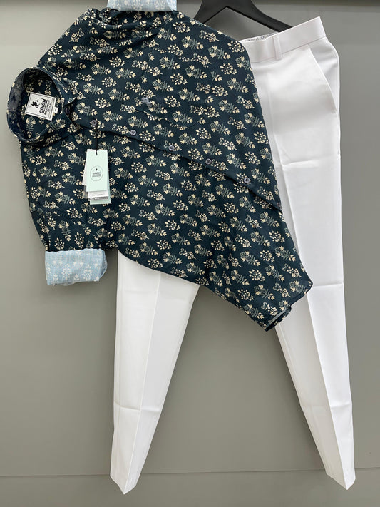 Printed Shirt with Trouser Pant (Combo)