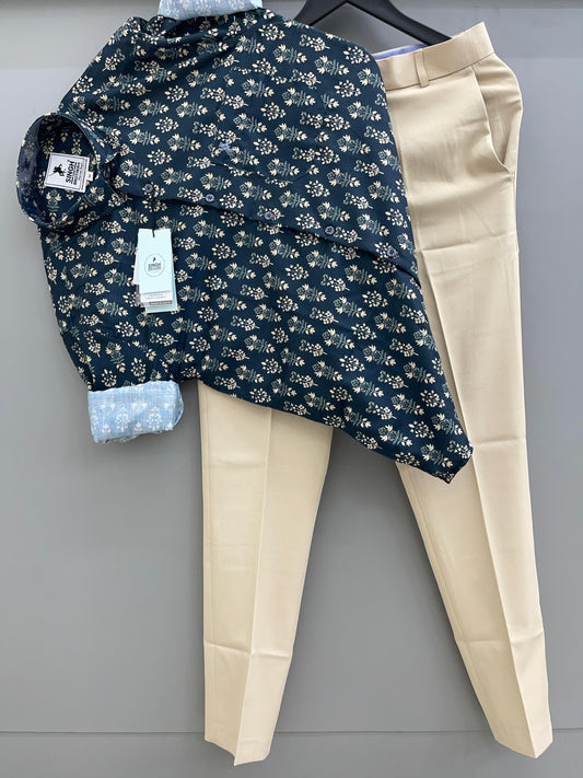 Printed Shirt with Trouser Pant (Combo)