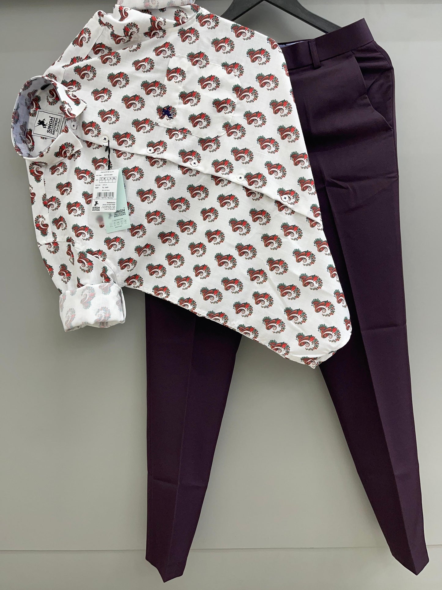 Printed Shirt with Trouser Pant (Combo)