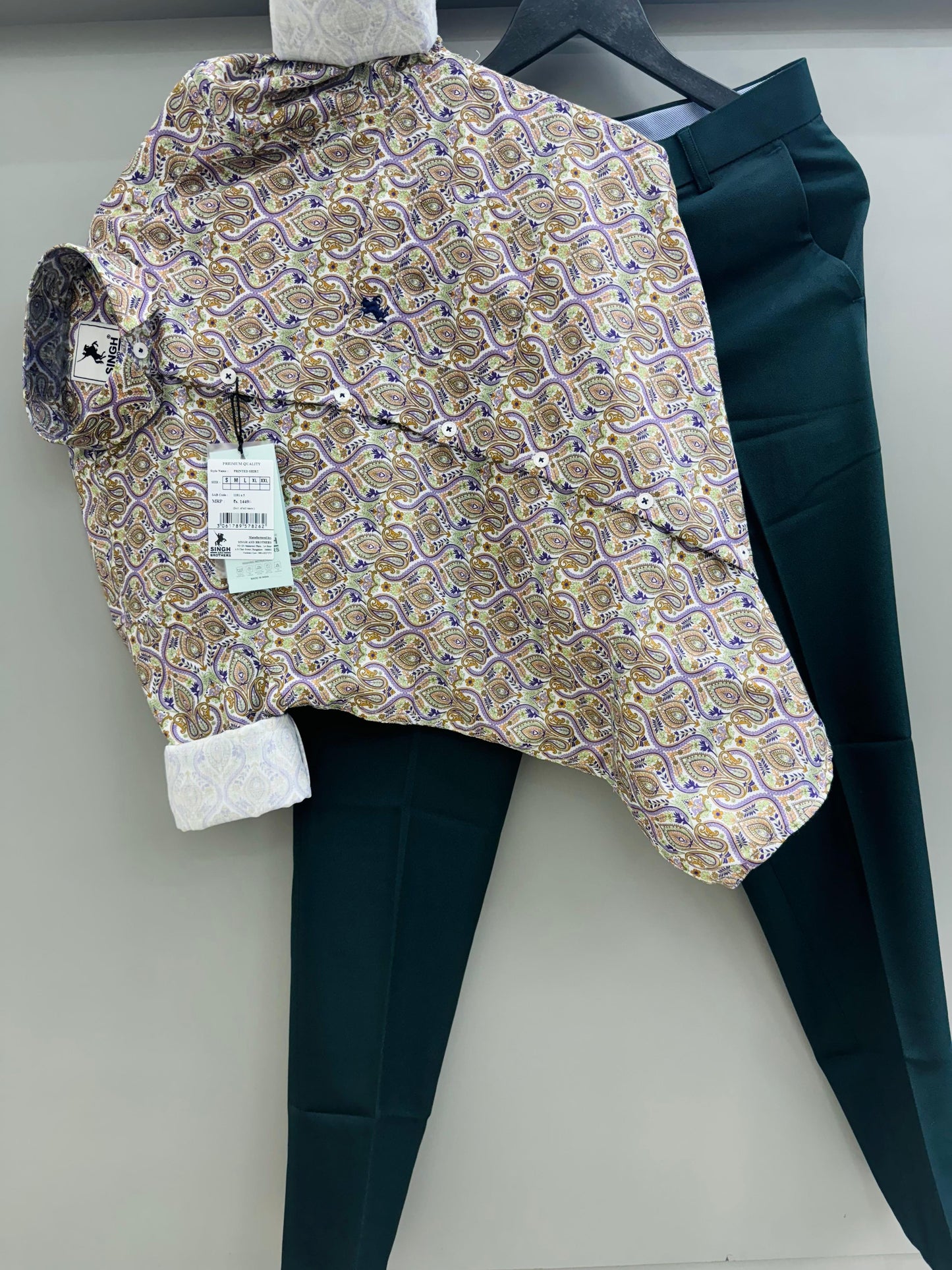 Printed Shirt with Trouser Pant (Combo)