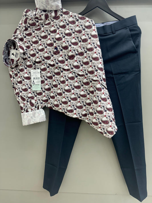 Printed Shirt with Trouser Pant (Combo)