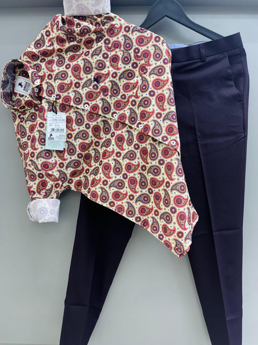 Printed Shirt with Trouser Pant (Combo)