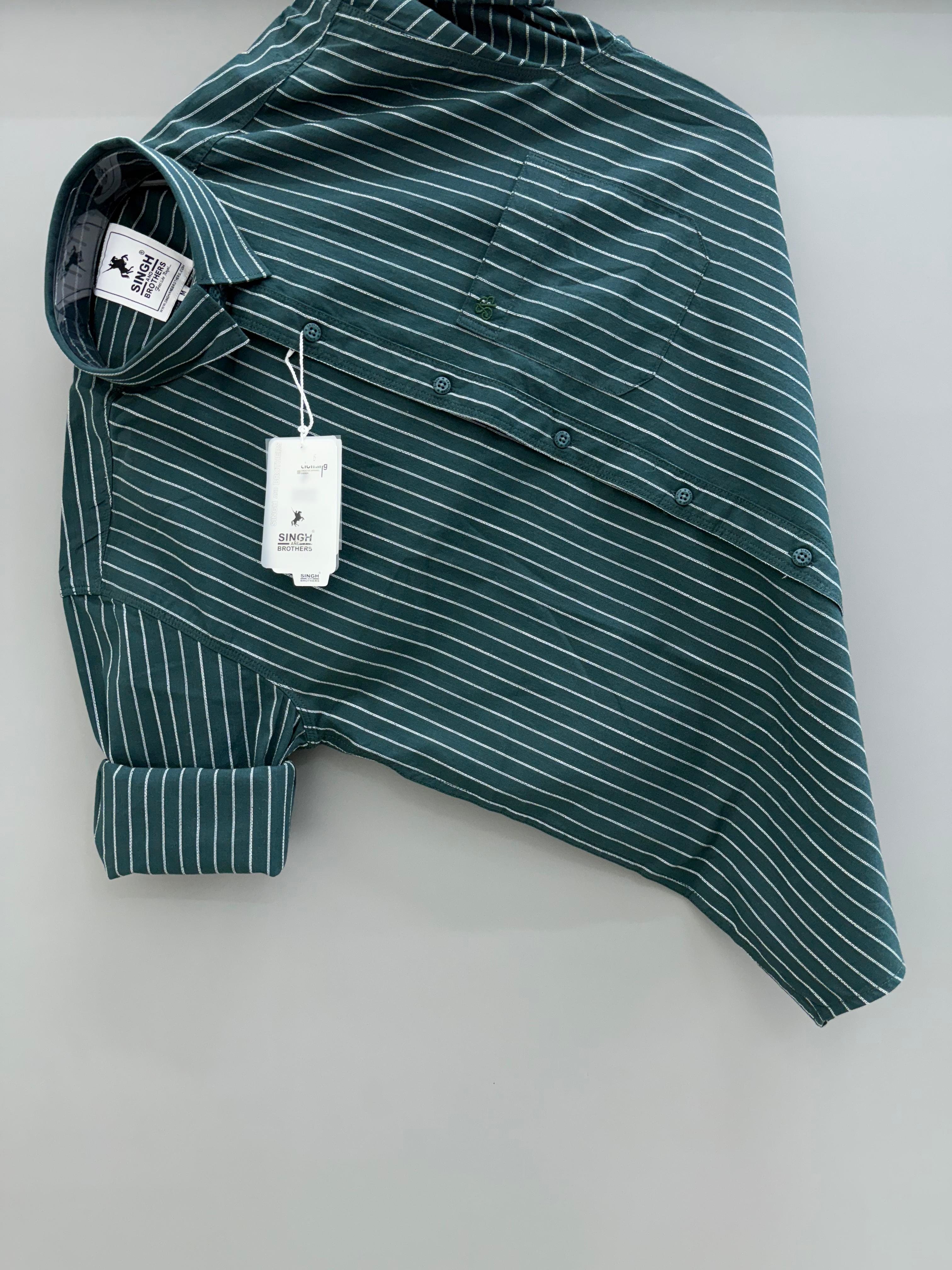 green strip Shirt