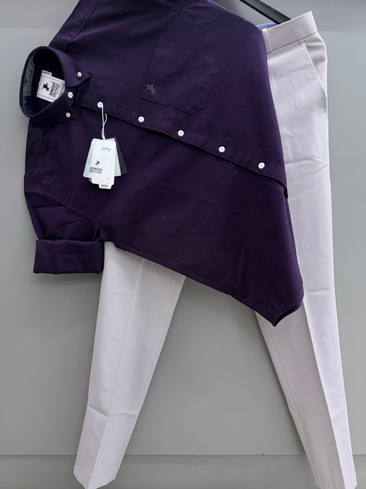 Oxford Shirt With Trouser (Combo)