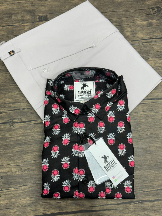 Printed Shirt with Trouser Pant (Combo)