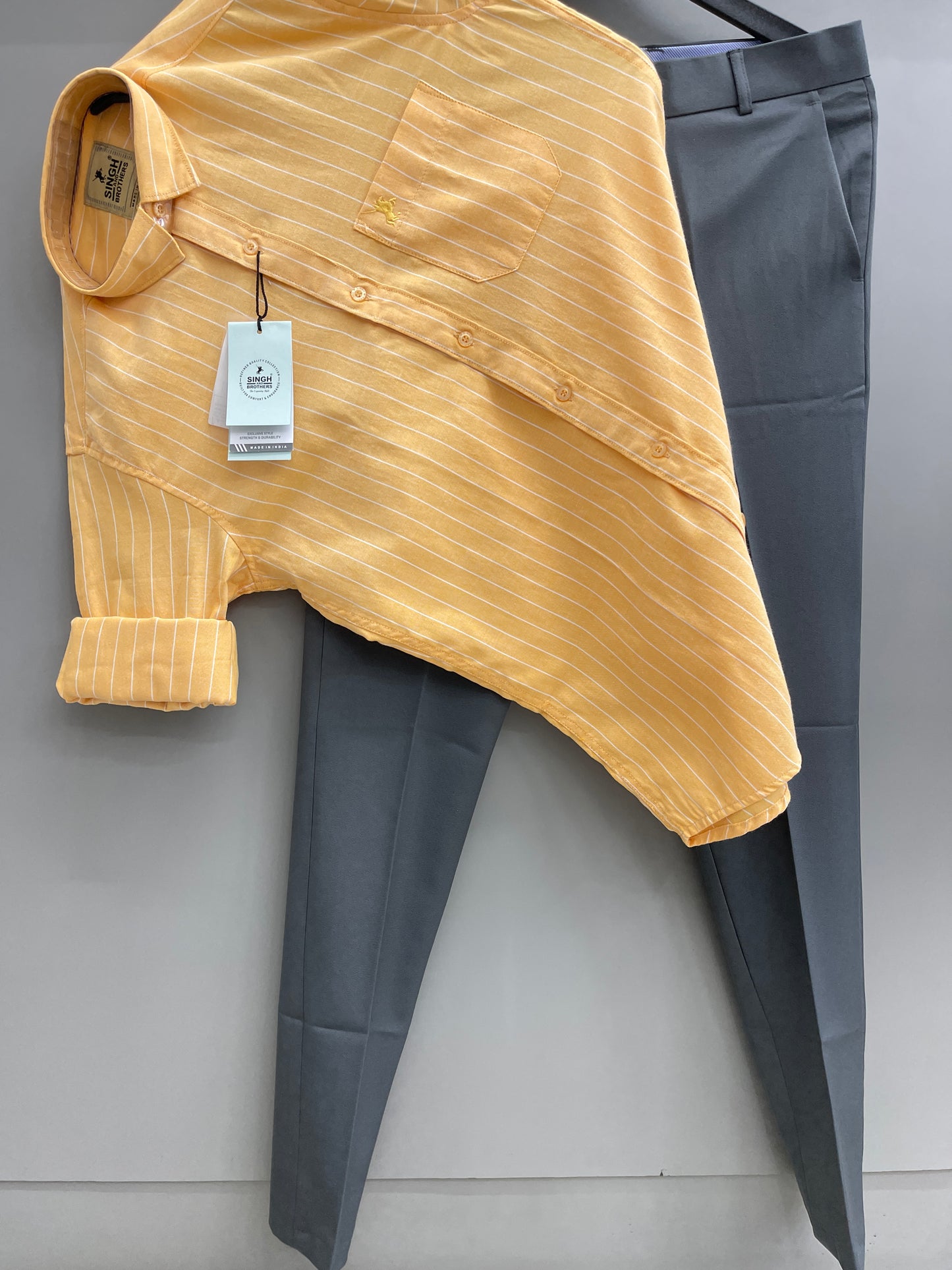 Strips Shirt With Trouser (Combo)