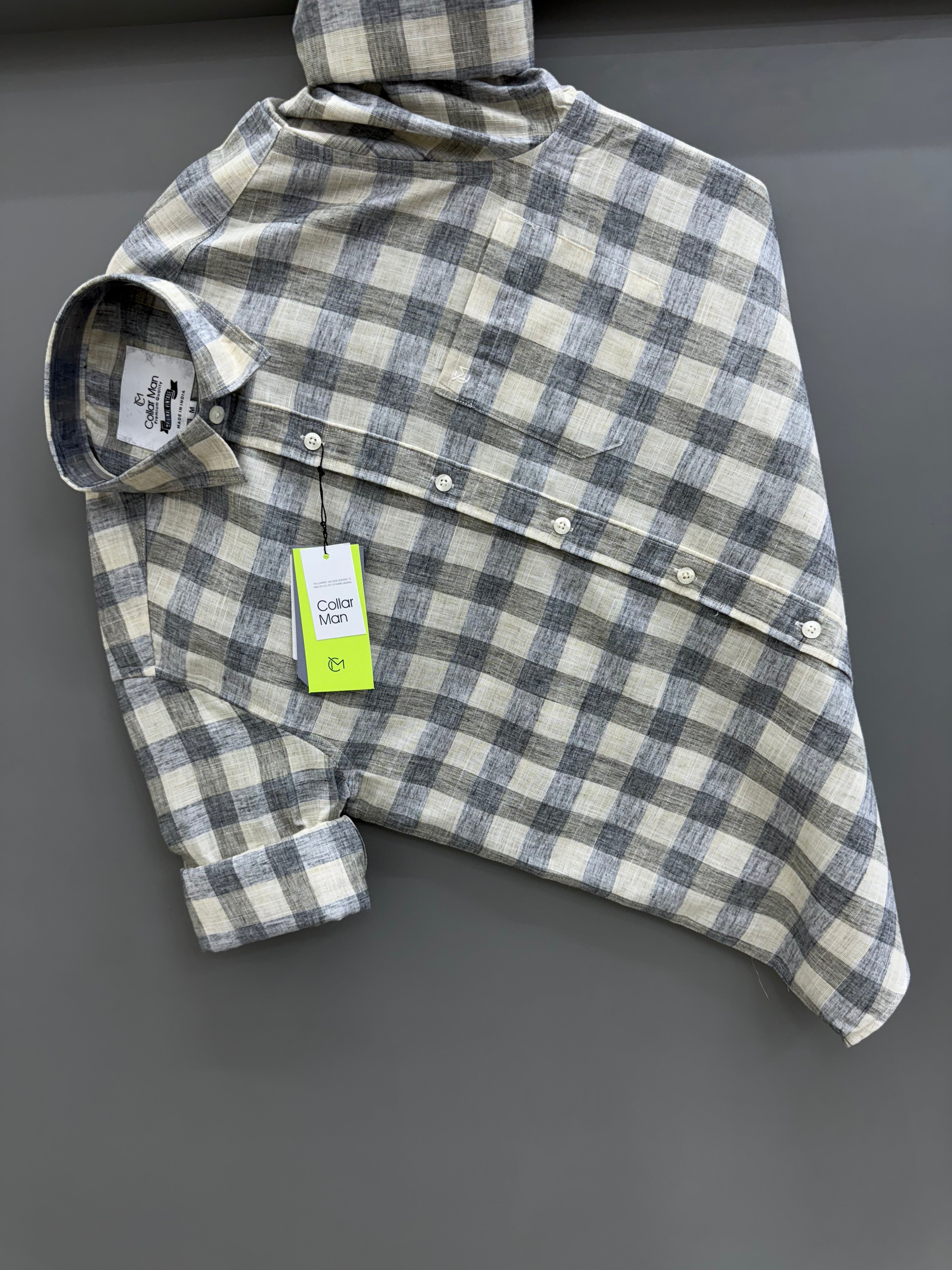 Linen Checks Shirt