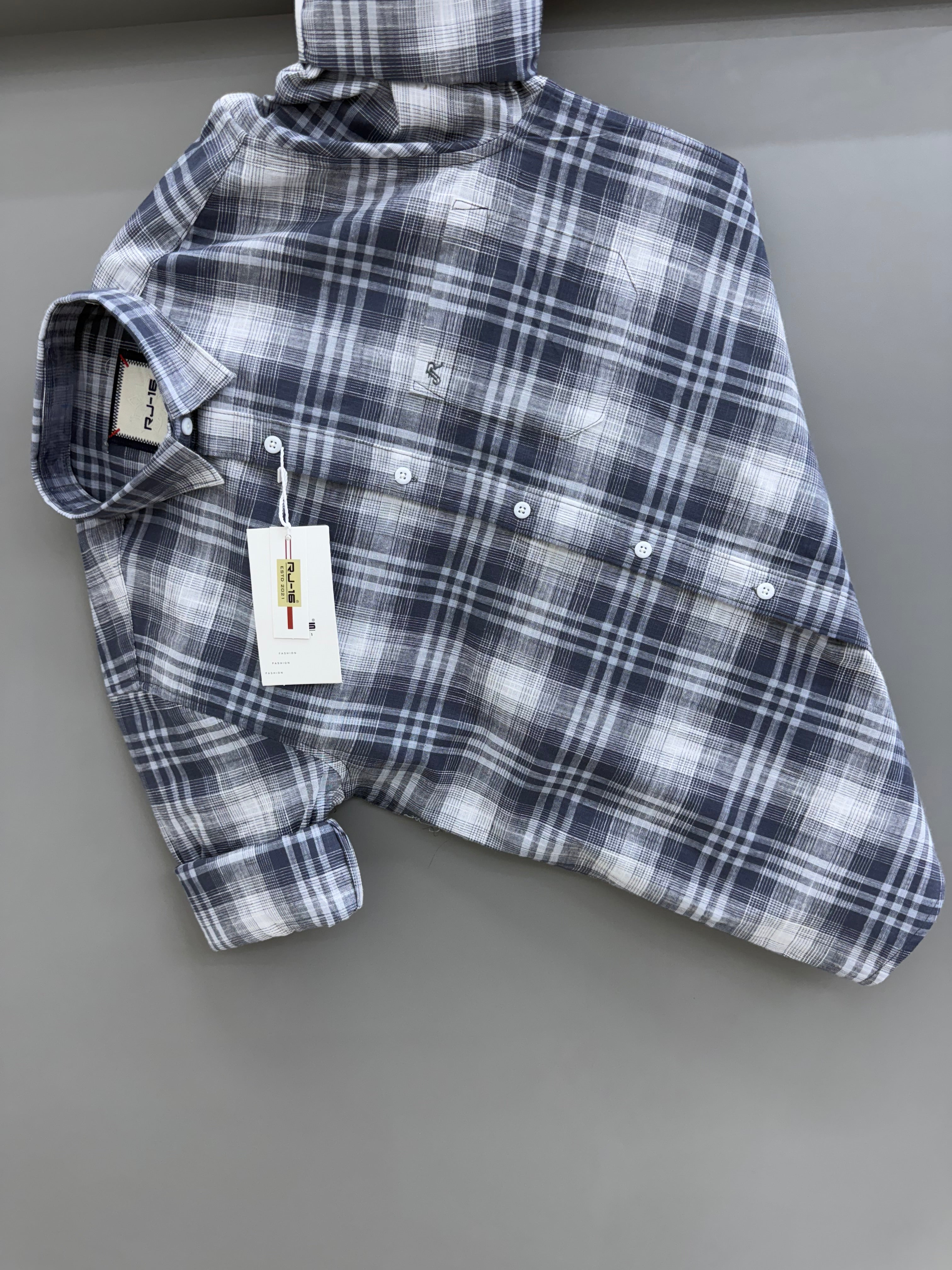 Linen Checks Shirt
