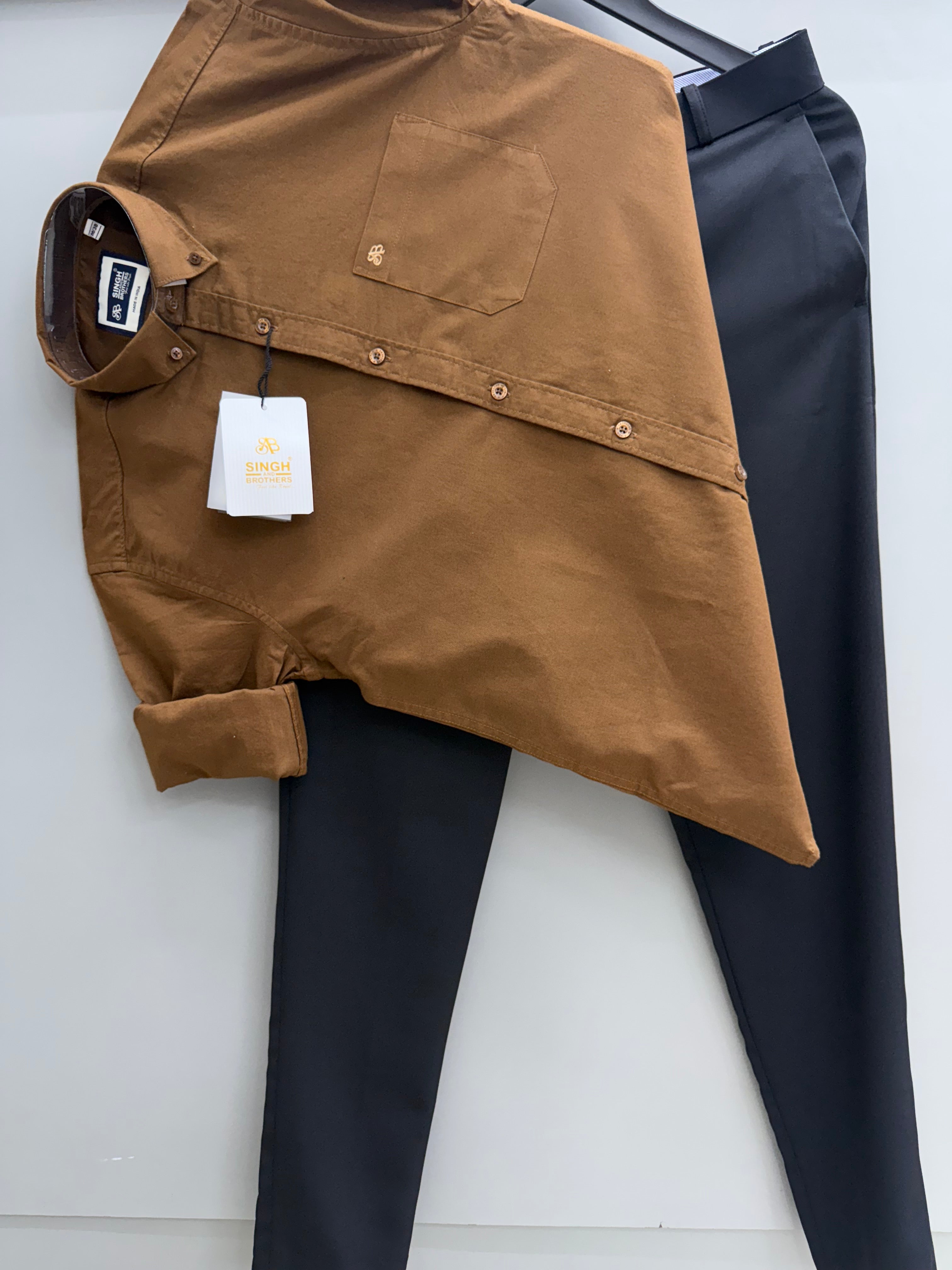 Heavy Oxford Shirt With Formal Pant