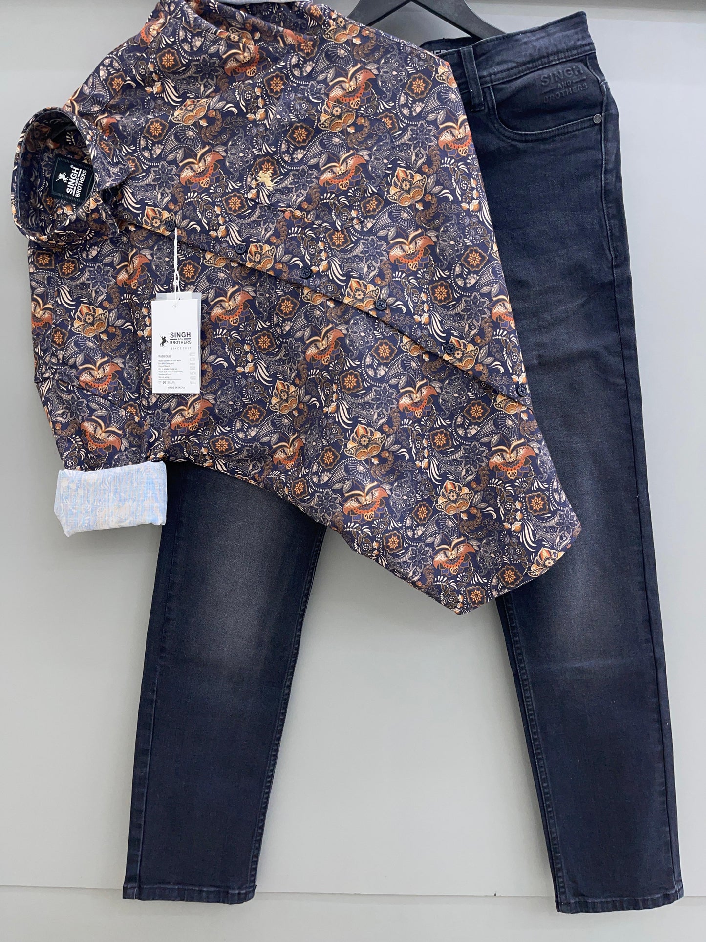 Printed Shirt with denim jeans (Combo)