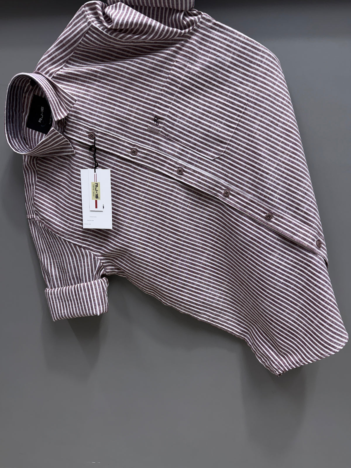 Cotton strip shirt