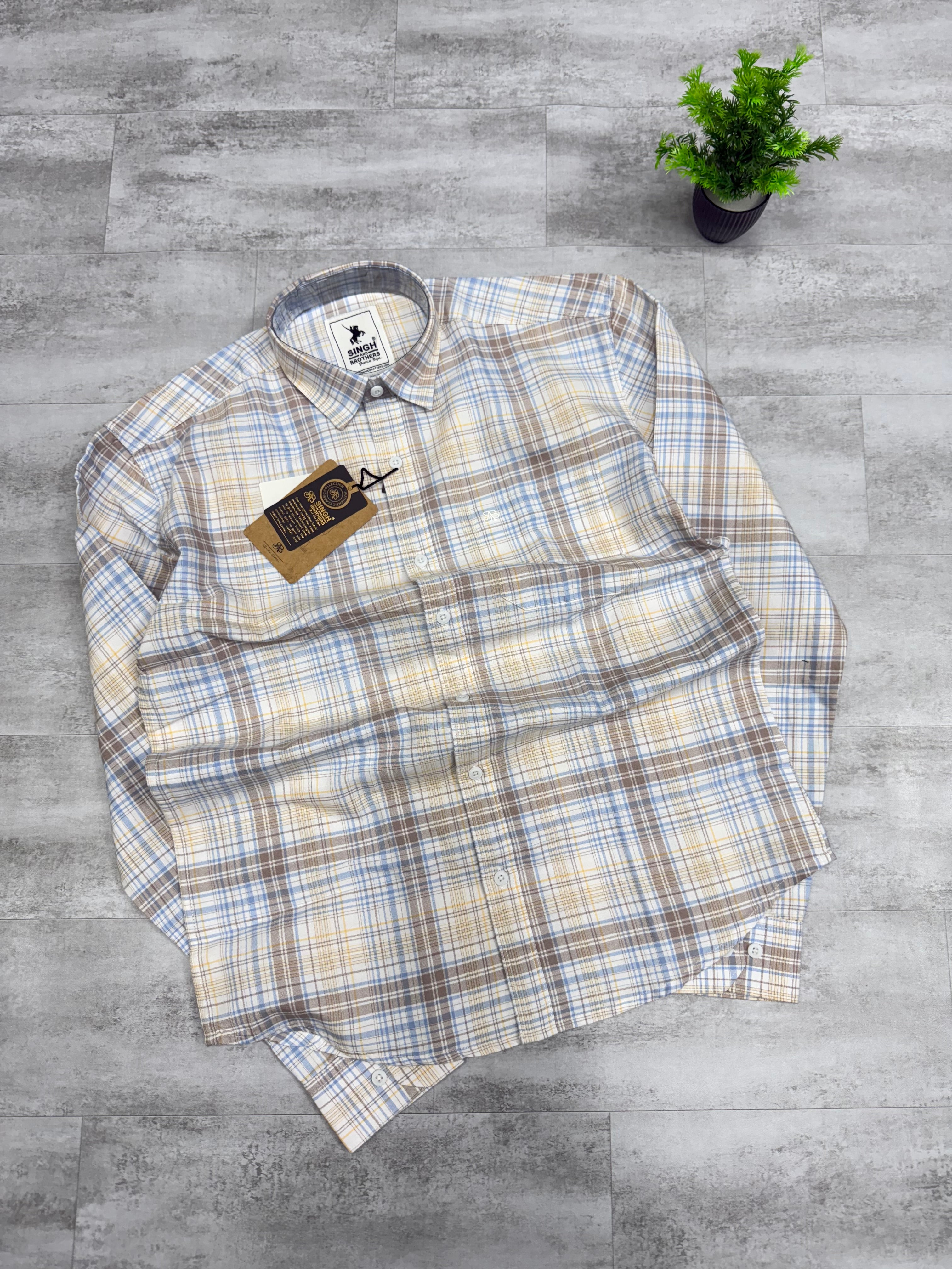 Heavy oxford Check Shirt - 15012026