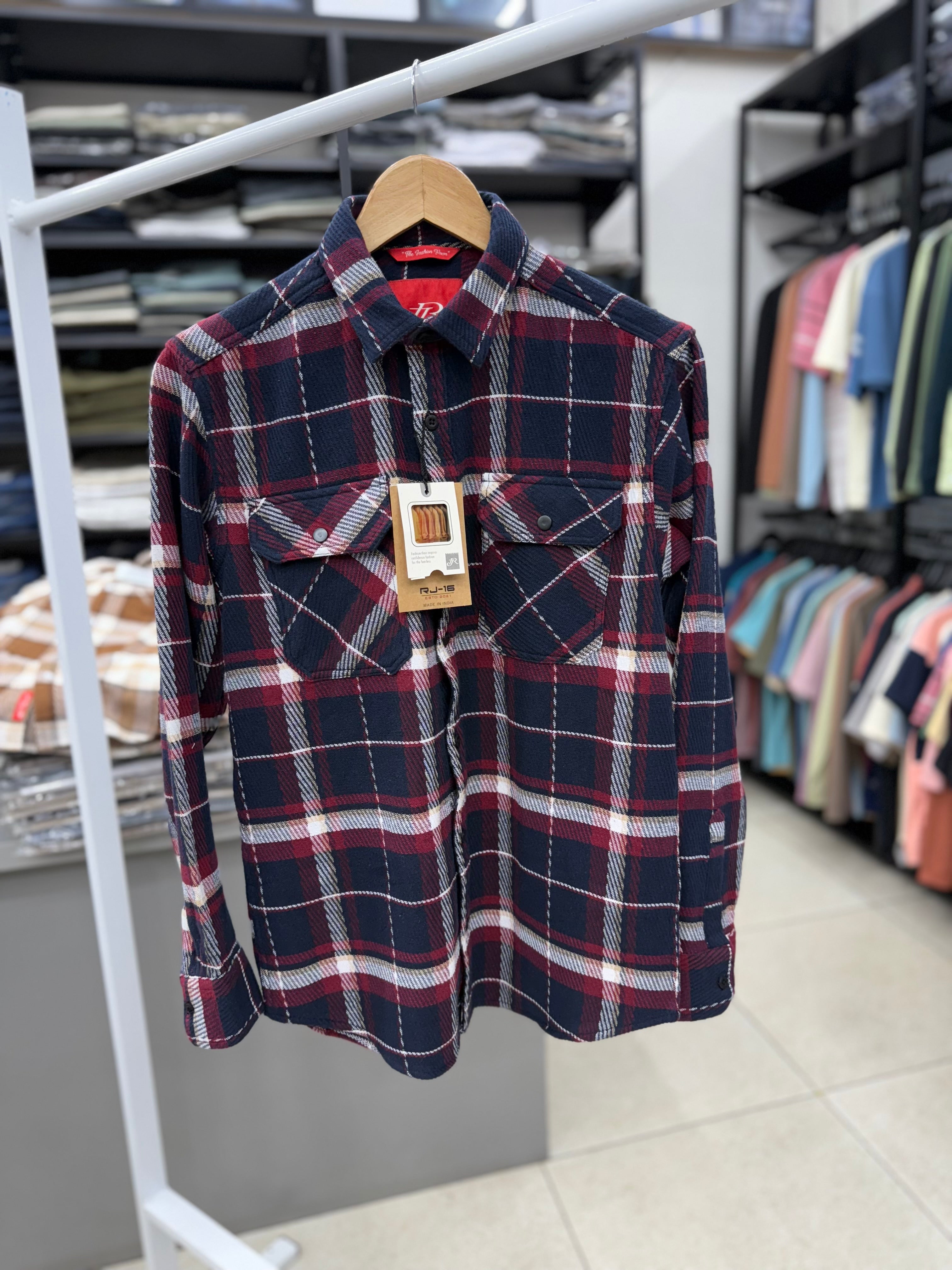 double pocket Check Shirt - 09012026