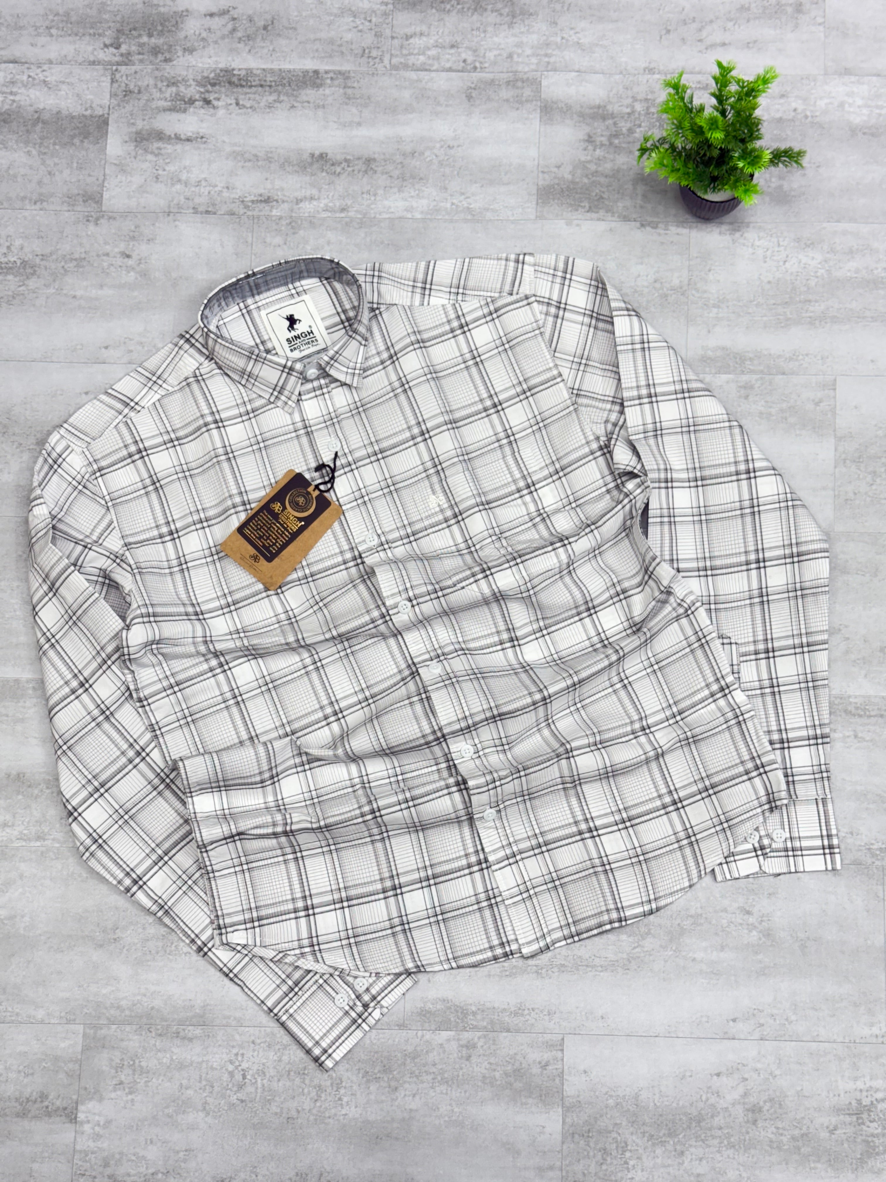 Heavy oxford Check Shirt - 15012026