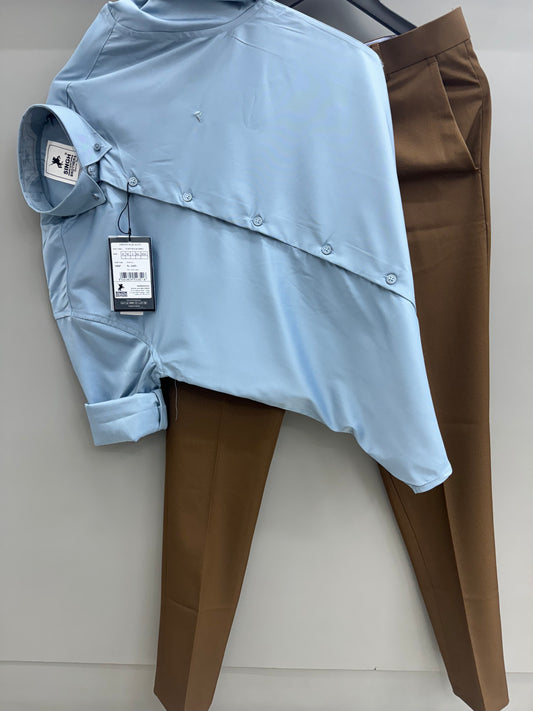 Partywear Shirt With Trouser (Combo)