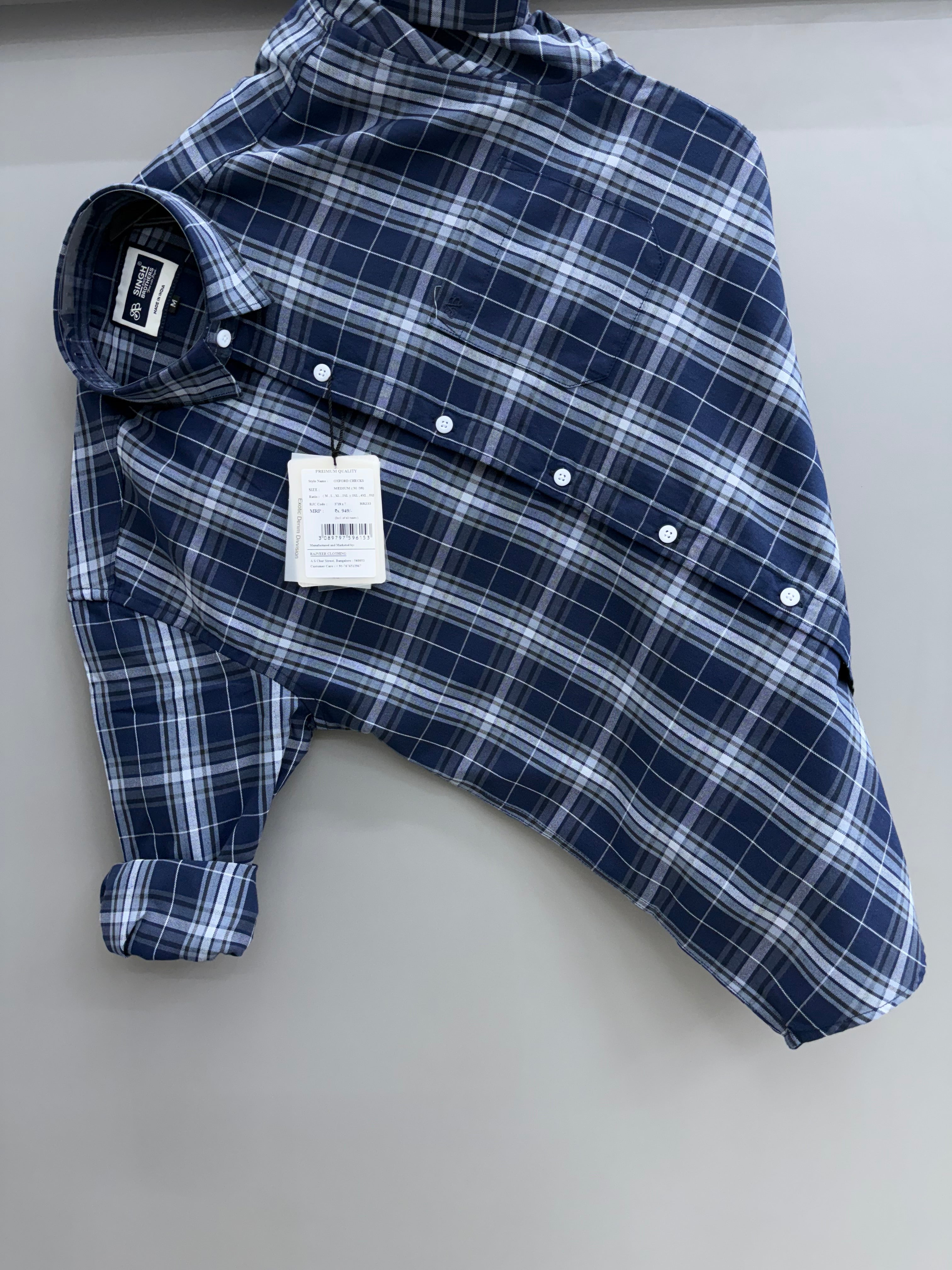 Oxford Check Shirt - 04012026