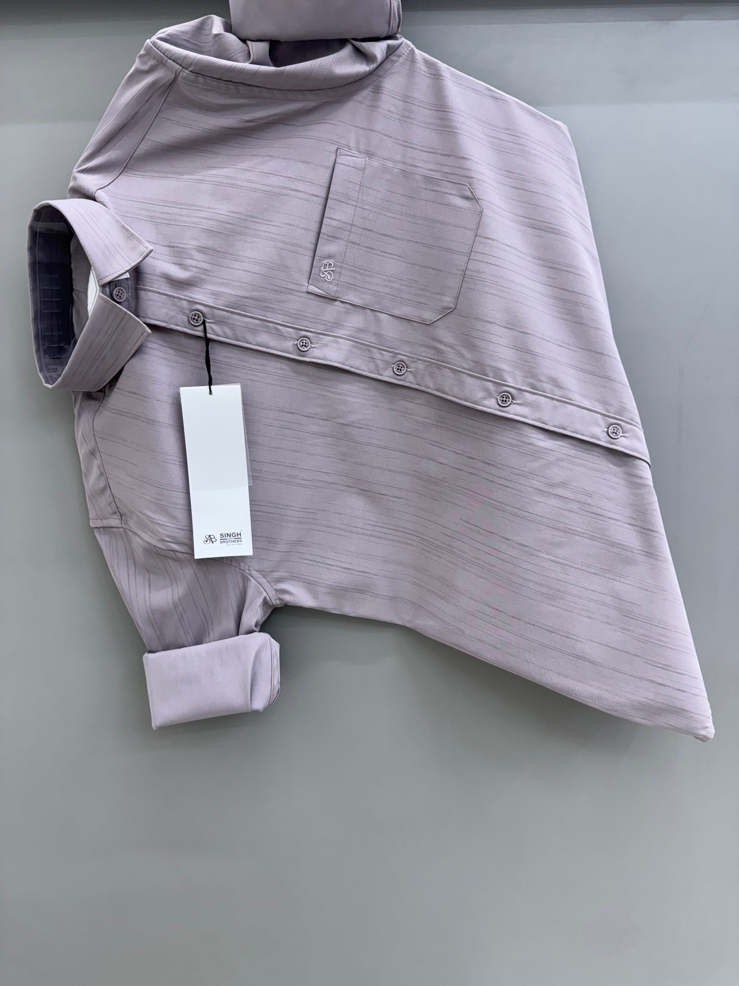 Twill lycra shirt