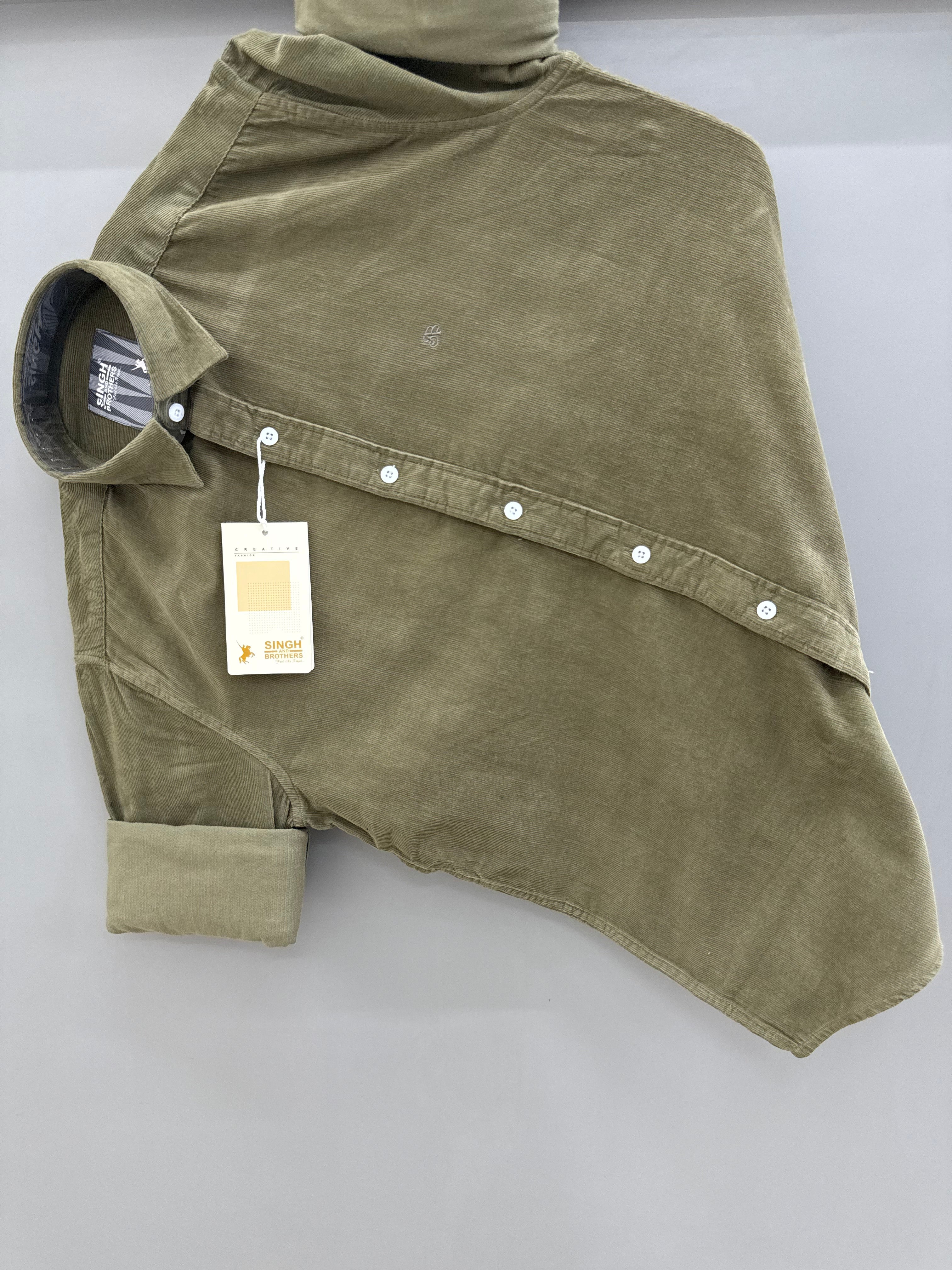corduroy shirt