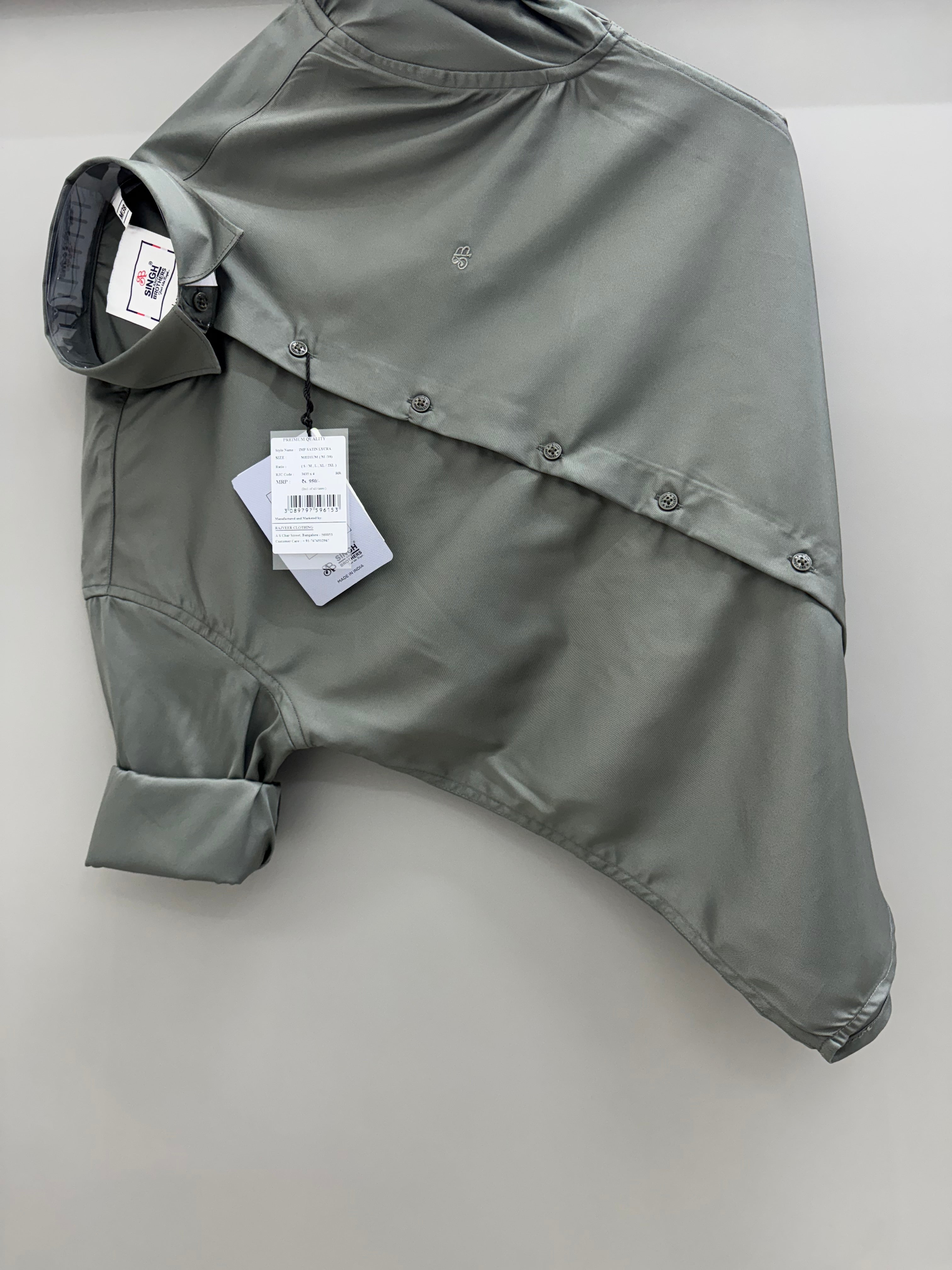 Partywear shirt green