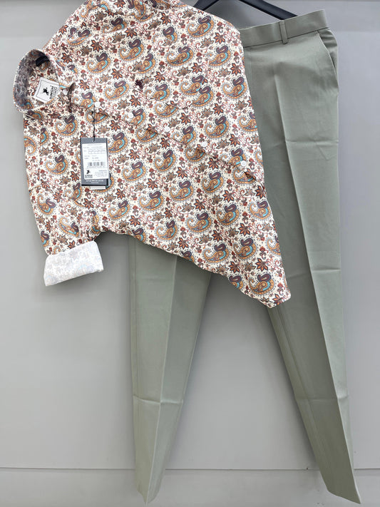 Printed Shirt with Trouser Pant (Combo)